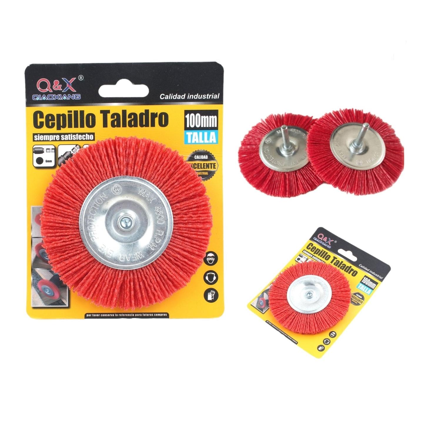 Cabezal De Pulido De Nailon Plano De Varilla Redonda