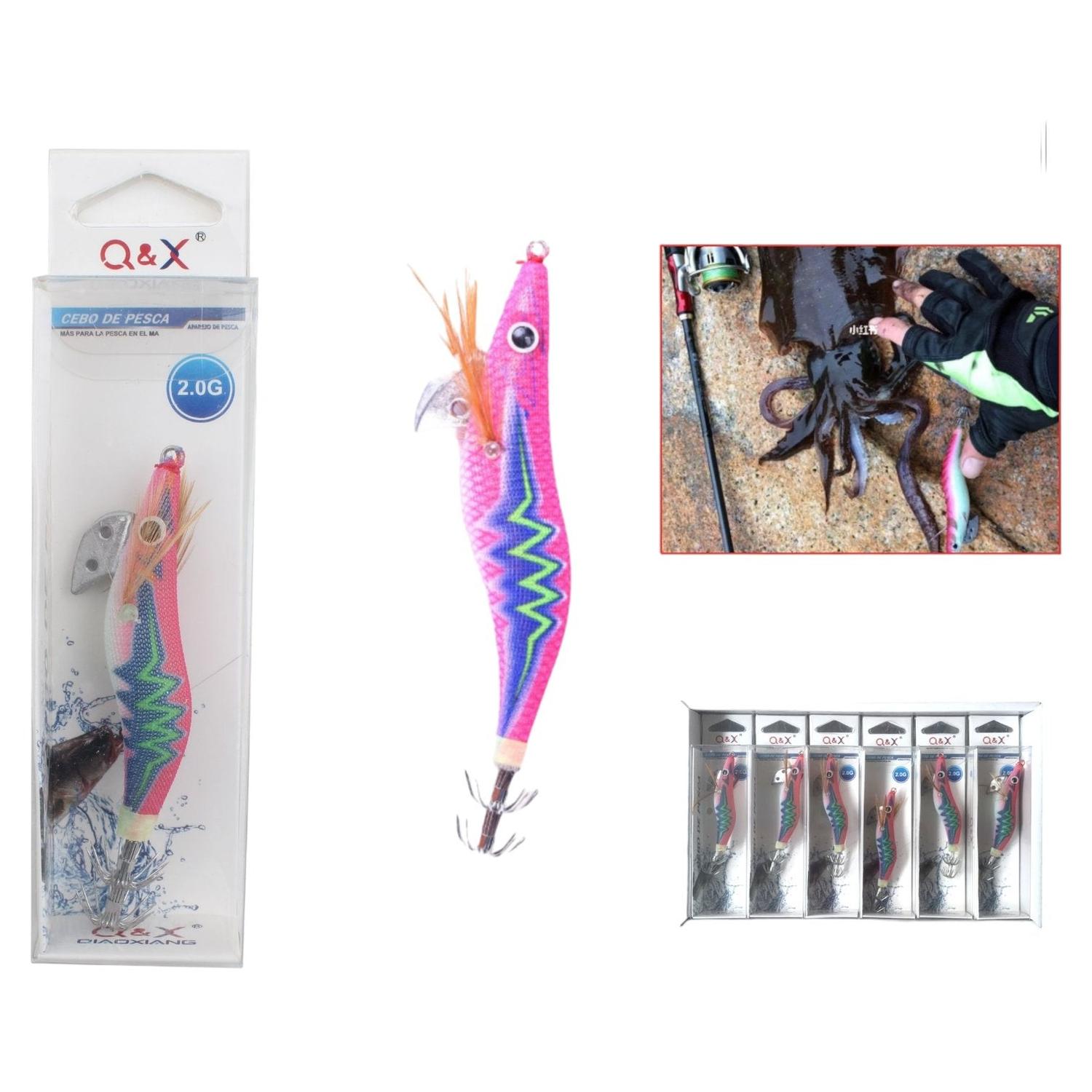 Señuelo Artificial Tipo Camarón 2.0G – Rosa Eléctrico