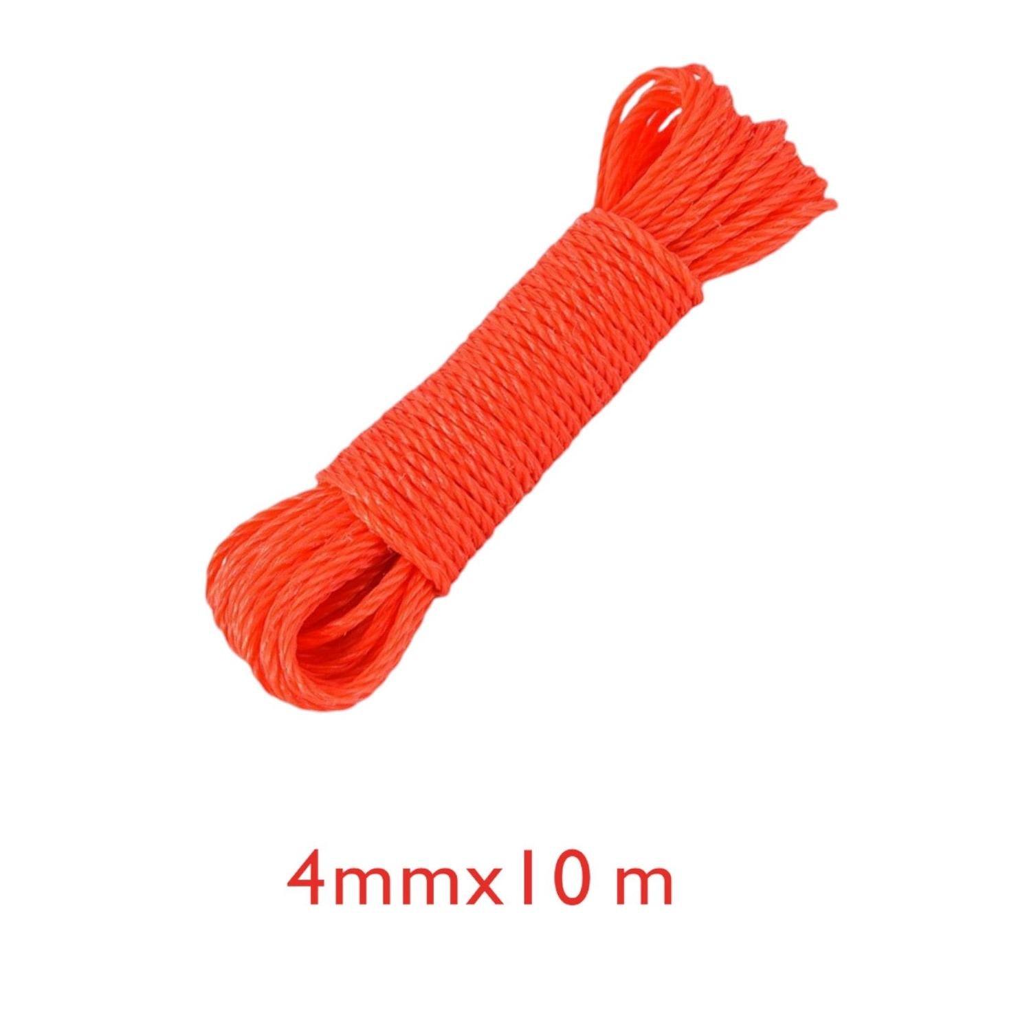 Cuerda de colgar ropa PE 4MM*10M con gancho azul modelo 310