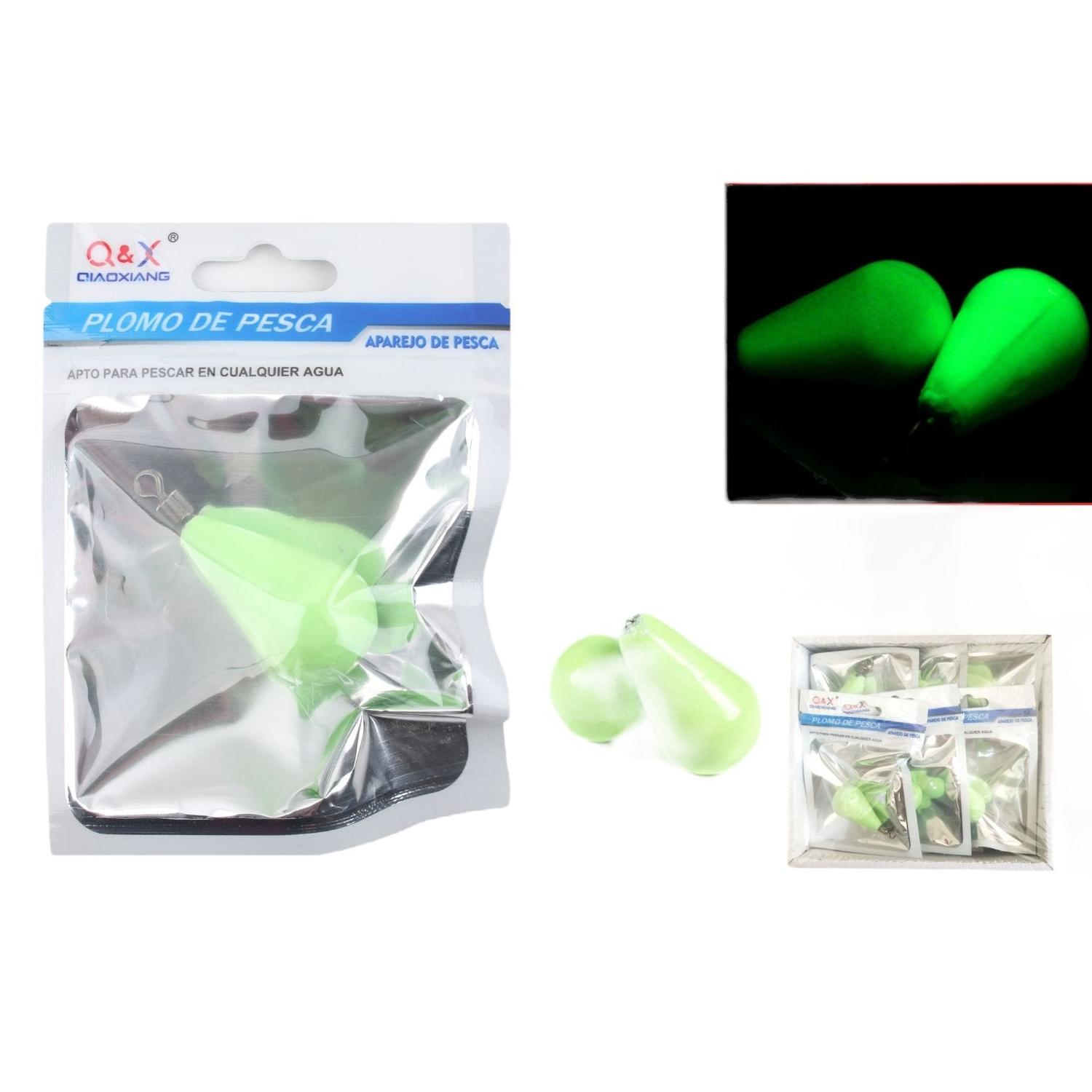 Colgante Plomo Gota Luminosa 80G 1Pz