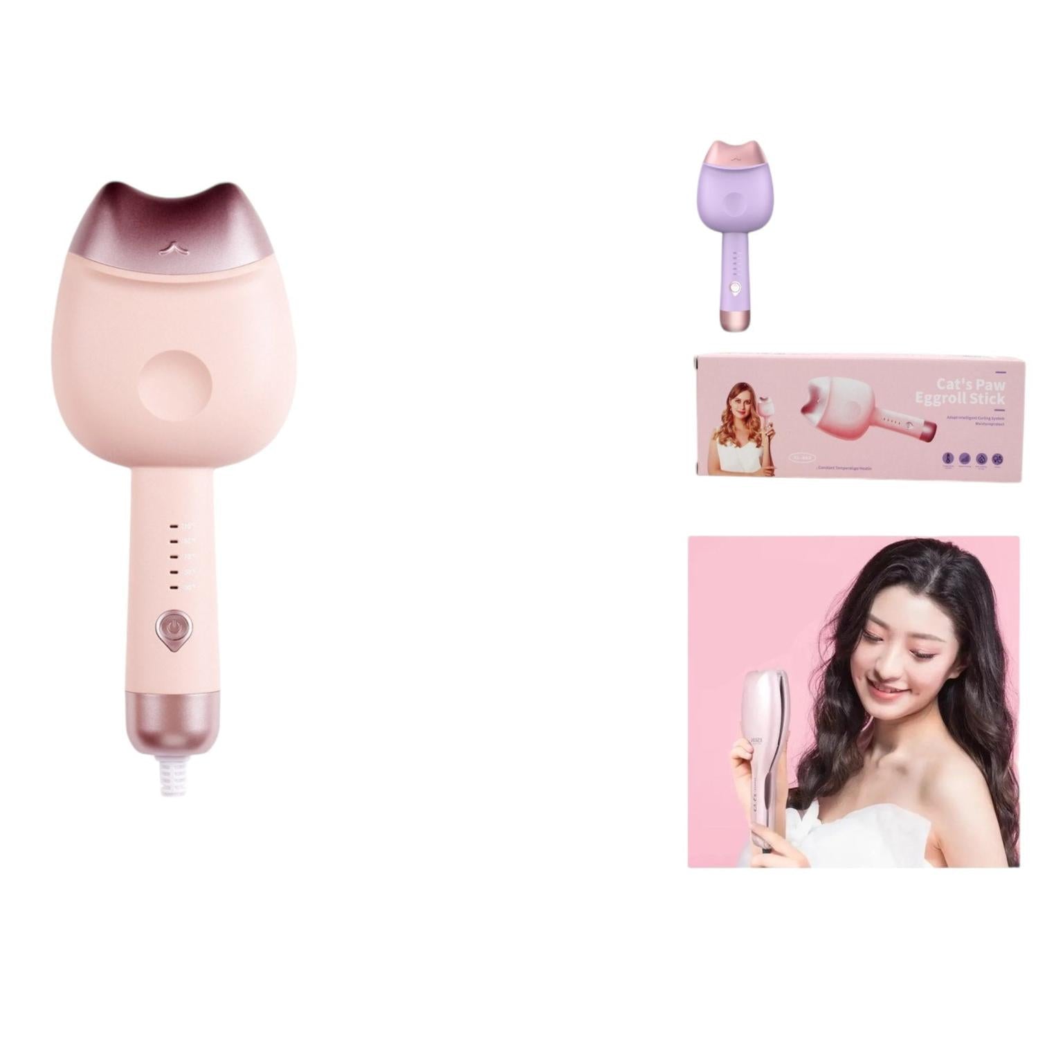 Rizador Ondas Grande Cabeza De Gato