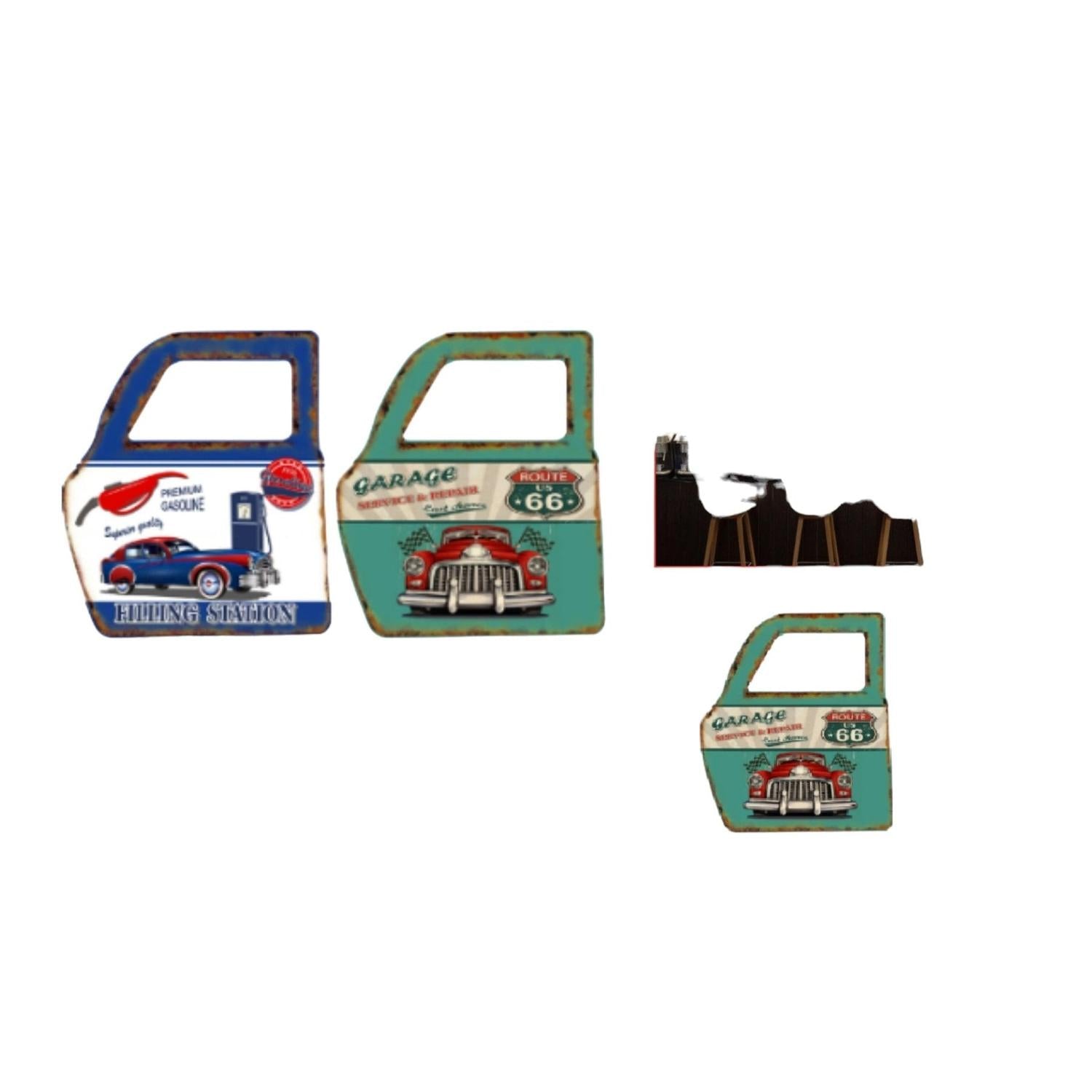 Cuadro De Hojalata Para Colgar Puerta De Coche 30X35