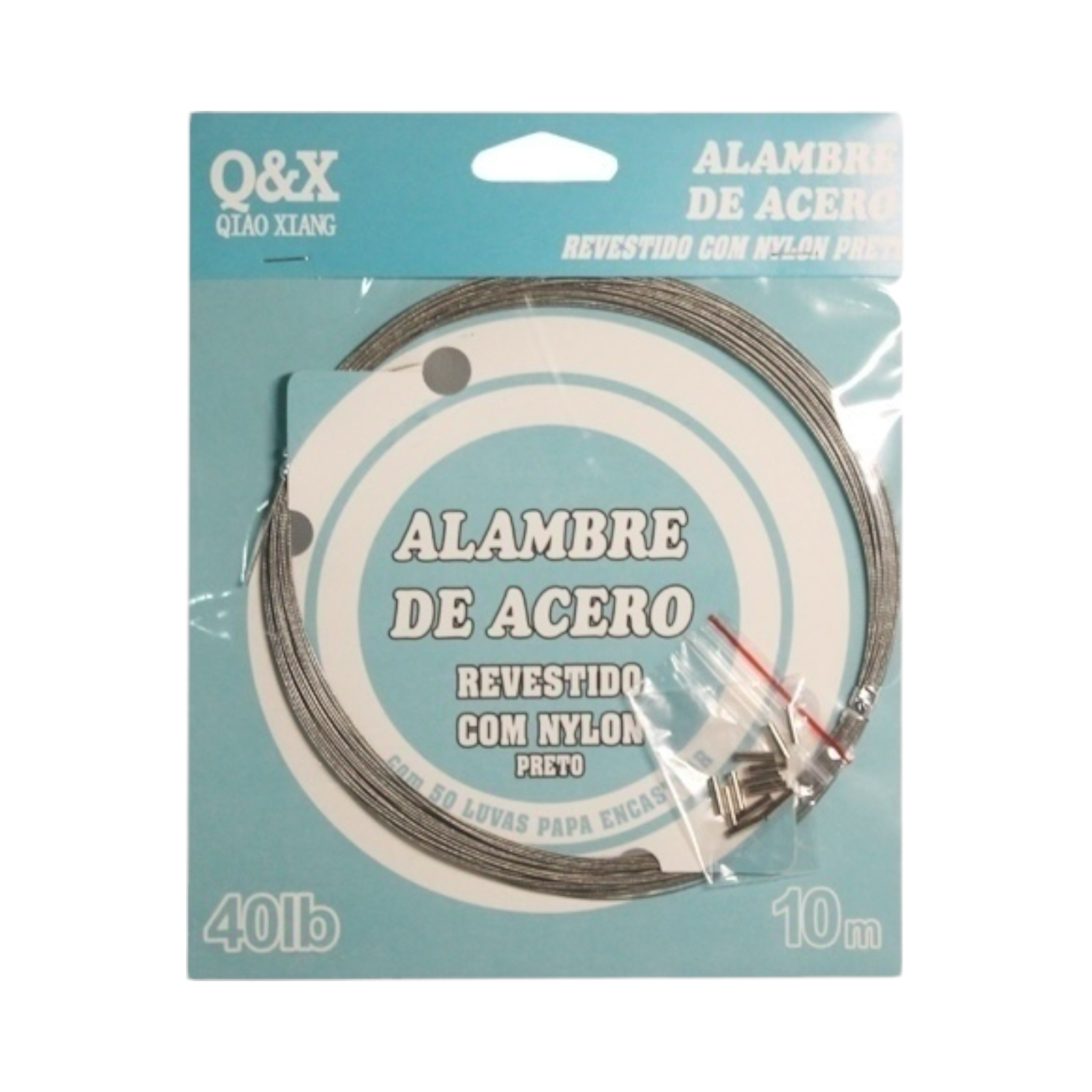 10M Cable de Acero para Pesca Marina 40LB