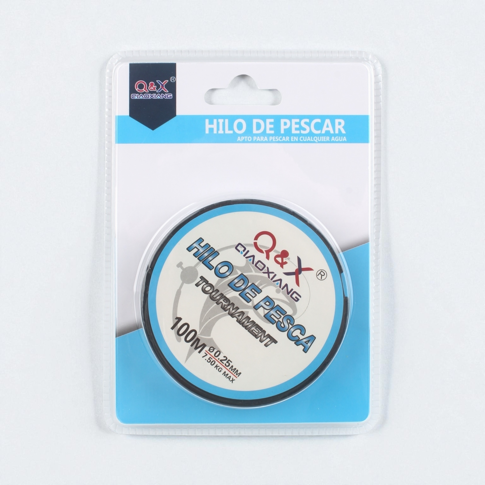 línea de pesca monofilamento resistente transparente 100m 0.25mm Qiaoxiang