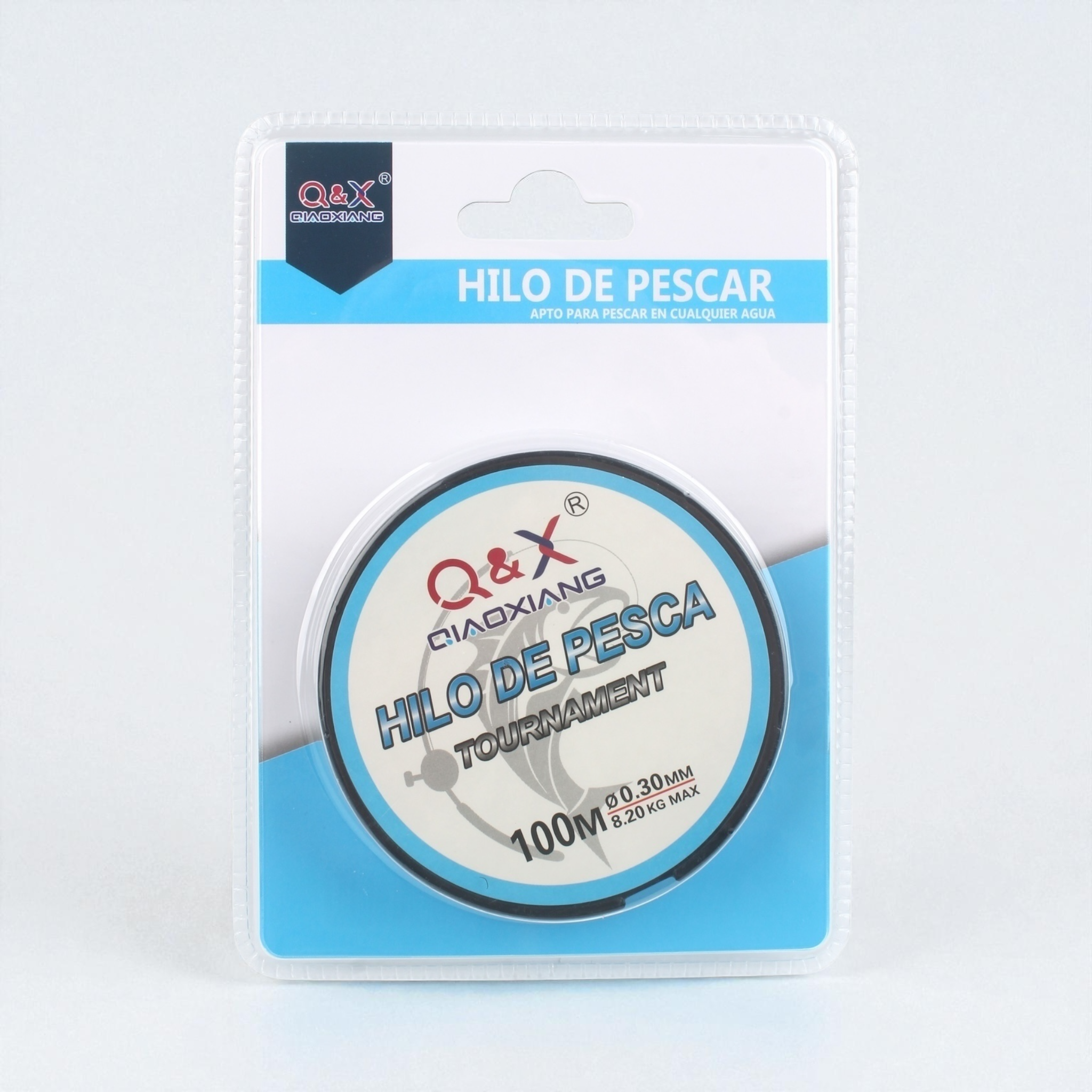 línea de pesca monofilamento resistente transparente 100m 0.30mm Qiaoxiang