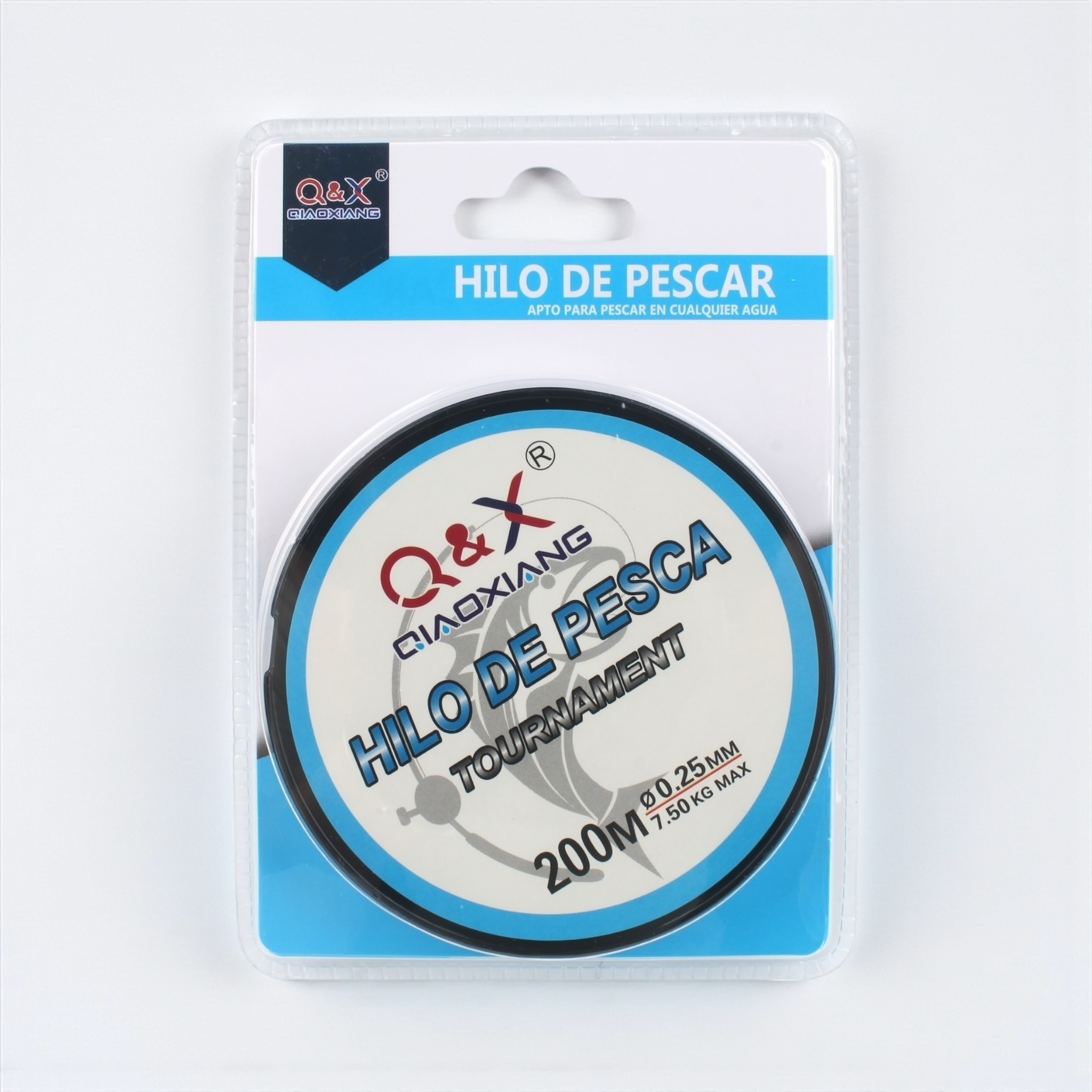 línea de pesca monofilamento resistente transparente 200m 0.25mm Qiaoxiang