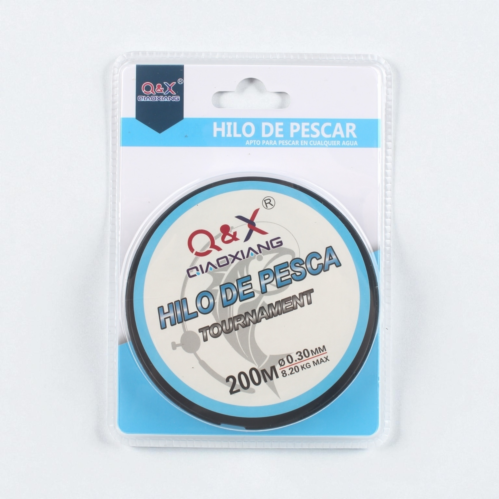 línea de pesca monofilamento resistente transparente 200m 0.30mm Qiaoxiang