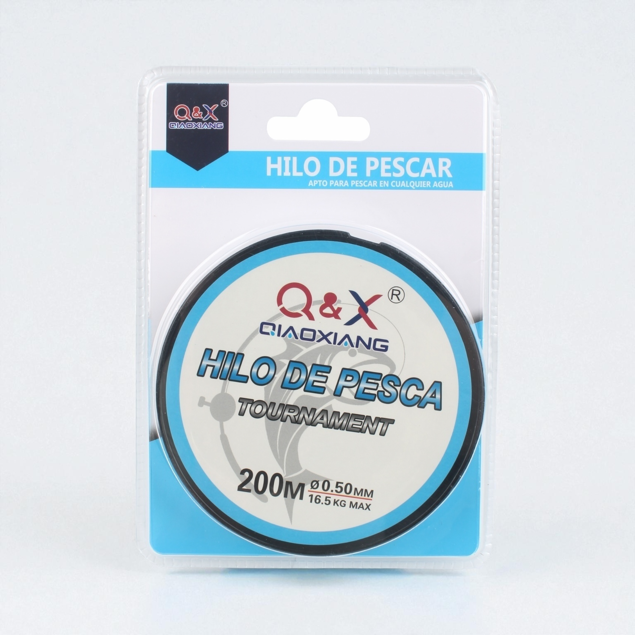 línea de pesca monofilamento resistente transparente 200m 0.50mm Qiaoxiang