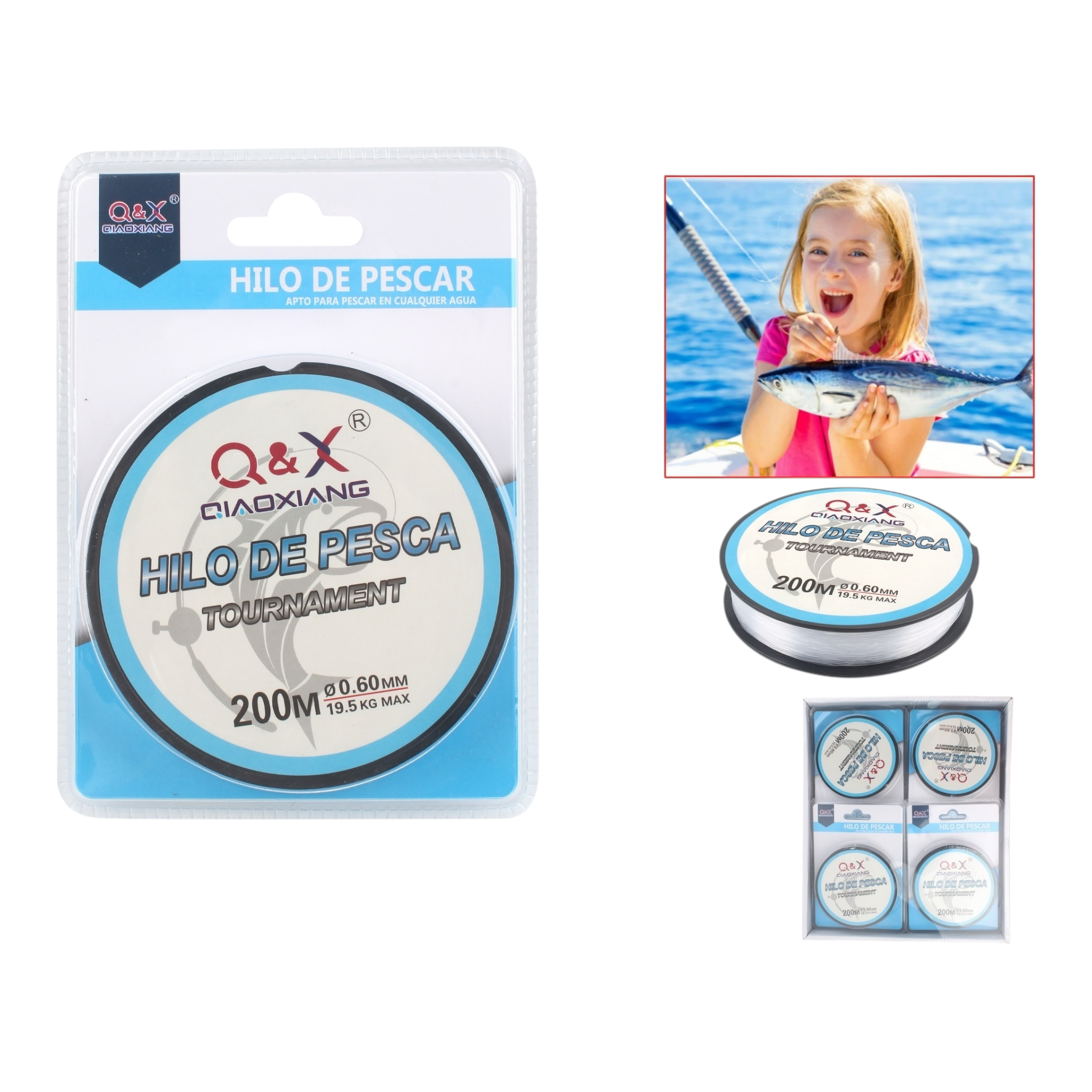 200M Línea de Pesca 0.60 mm