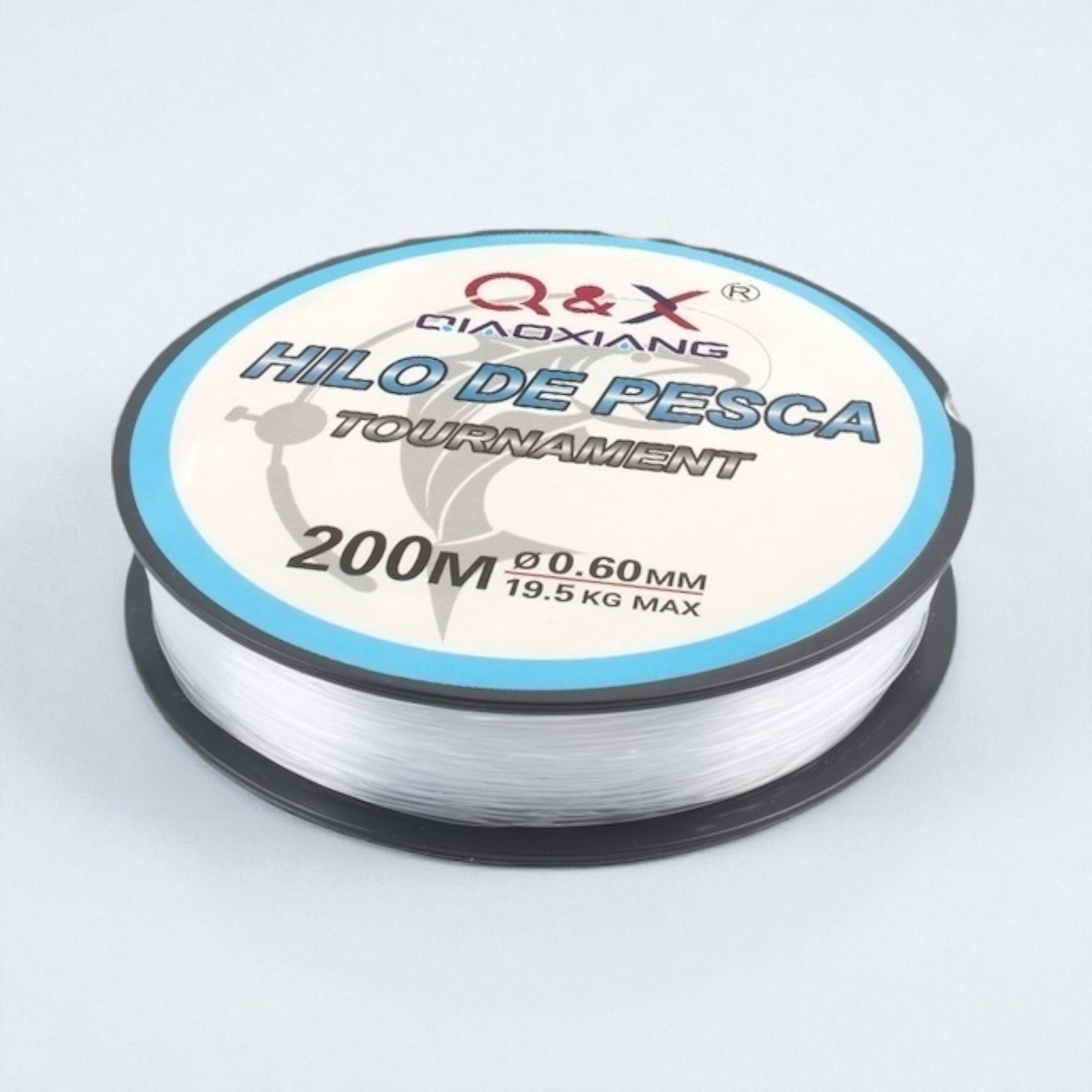 línea de pesca monofilamento resistente transparente 200m 0.60mm Qiaoxiang