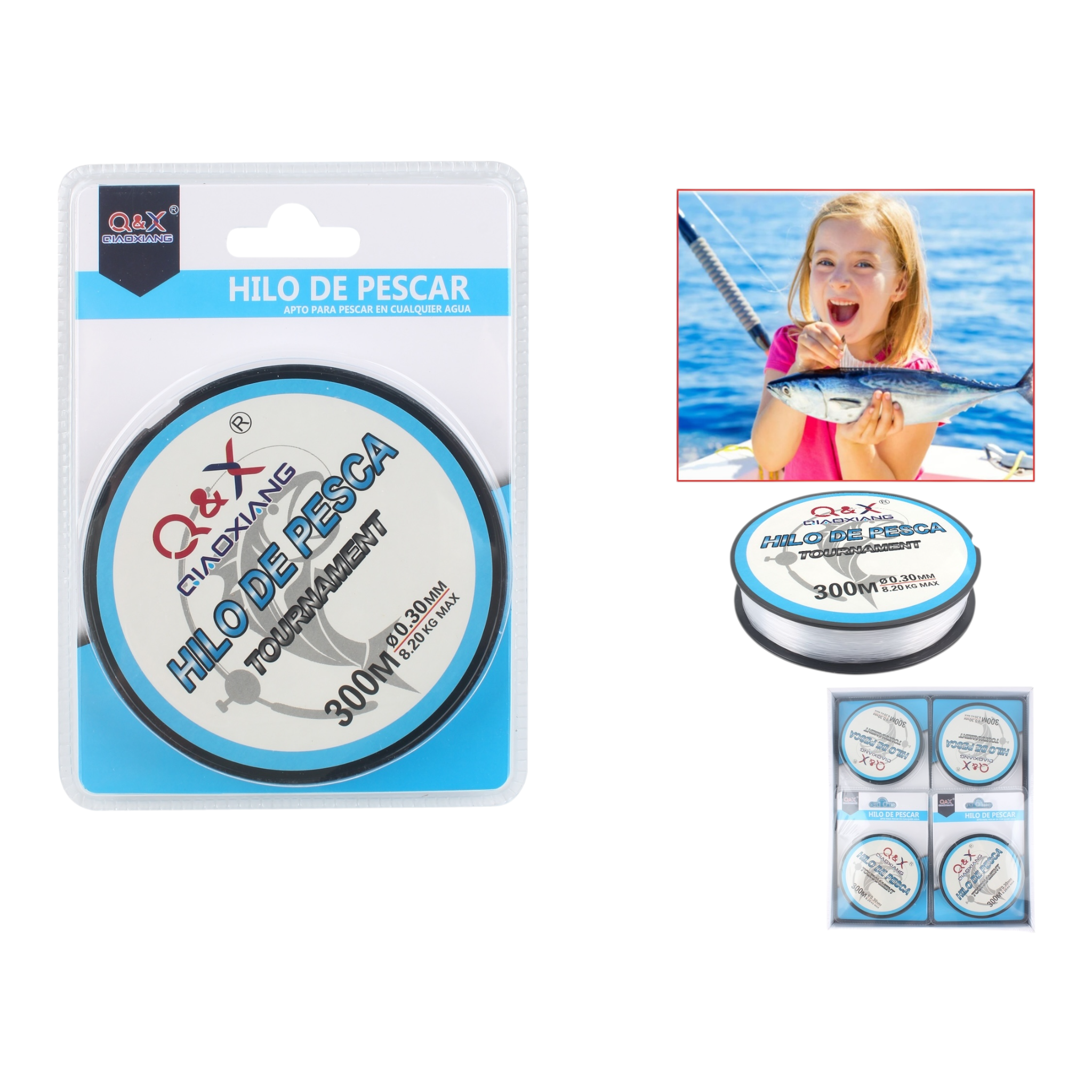 300M Línea de Pesca 0.30 mm