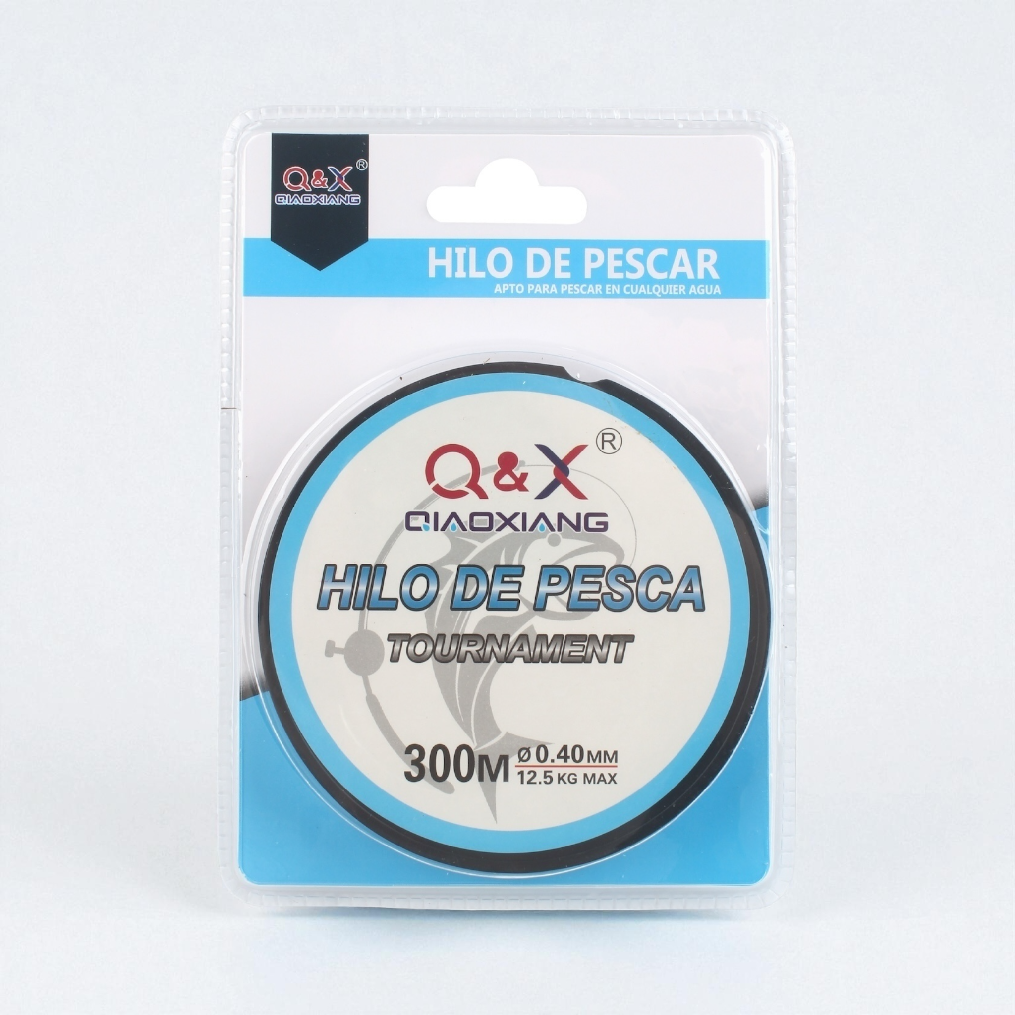 línea de pesca monofilamento resistente transparente 300m 0.40mm Qiaoxiang