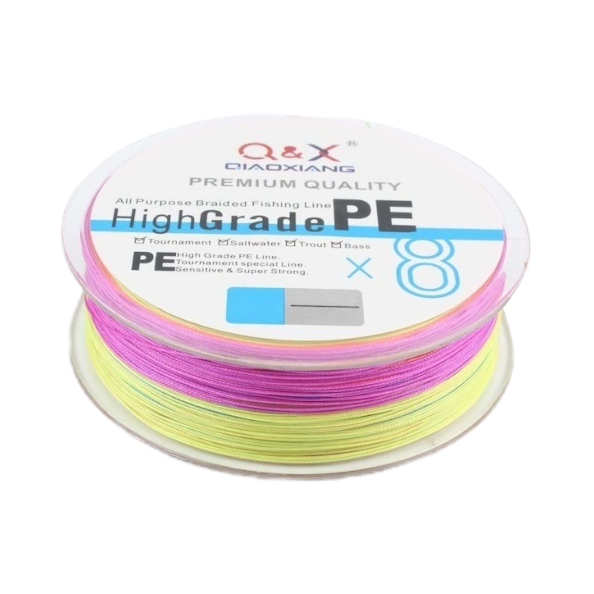 100M Línea Multifilamento 8X Color 0.30 mm