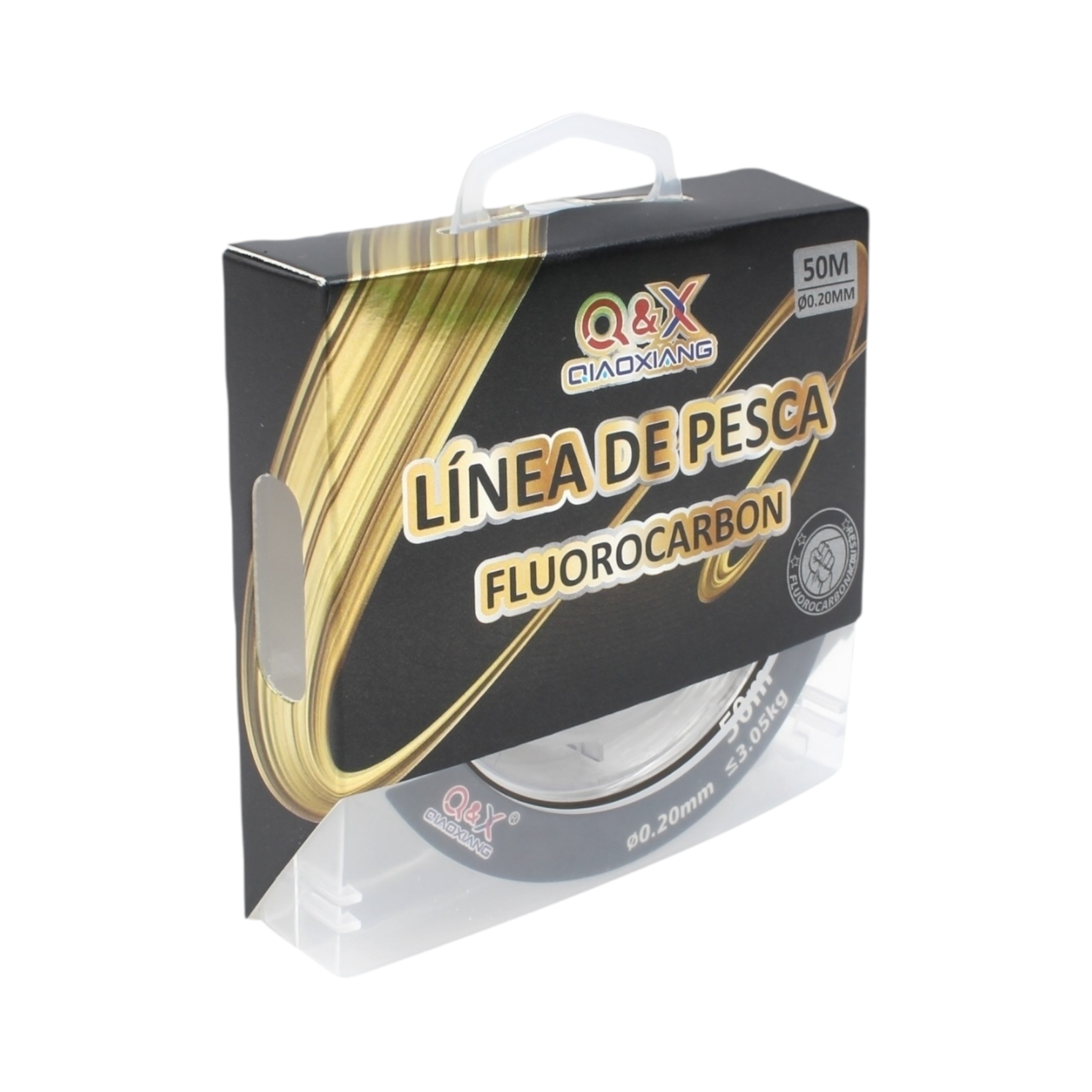 50M Línea de Fluorocarbono 0.20 mm