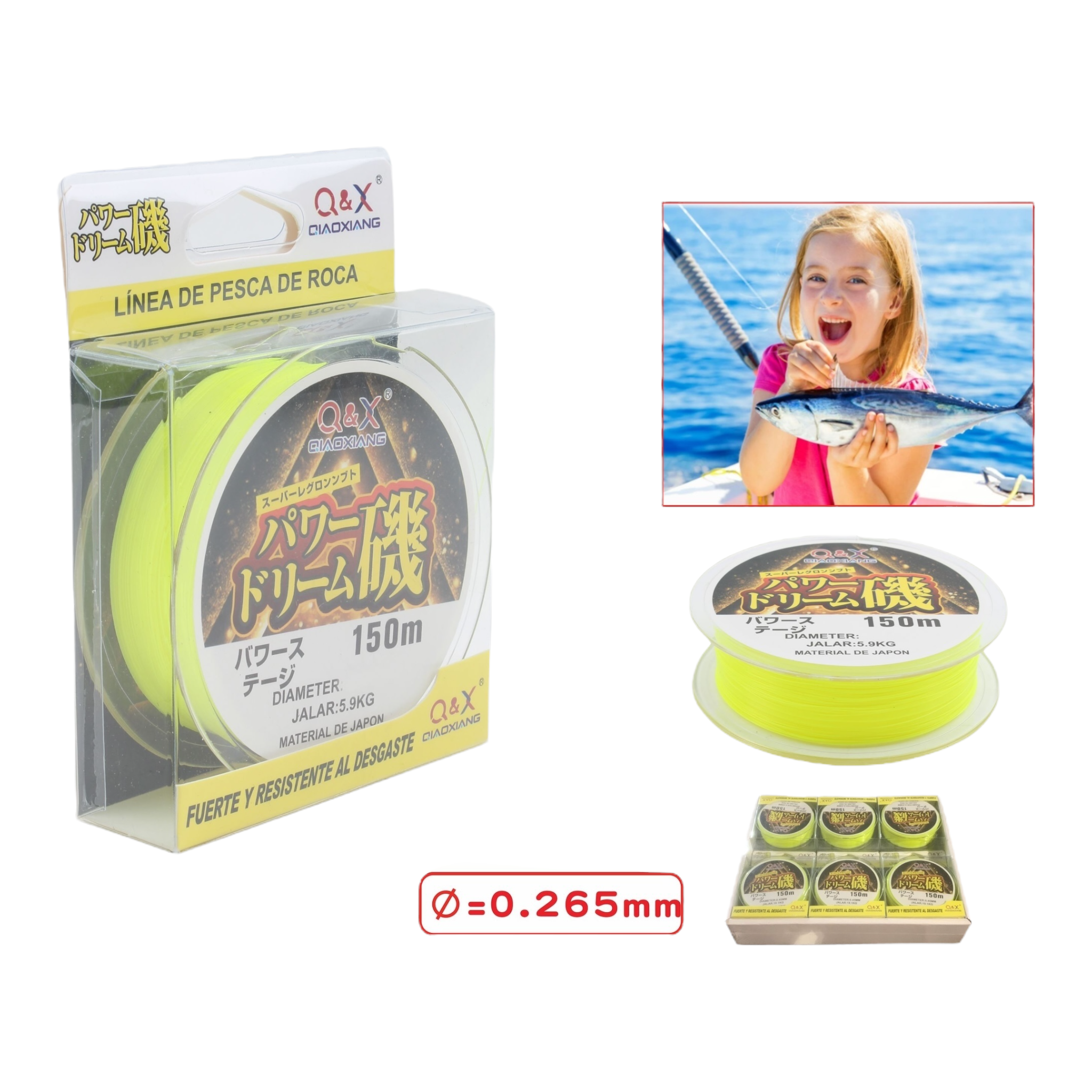 150M Línea Resistente al Desgaste 0.265 mm