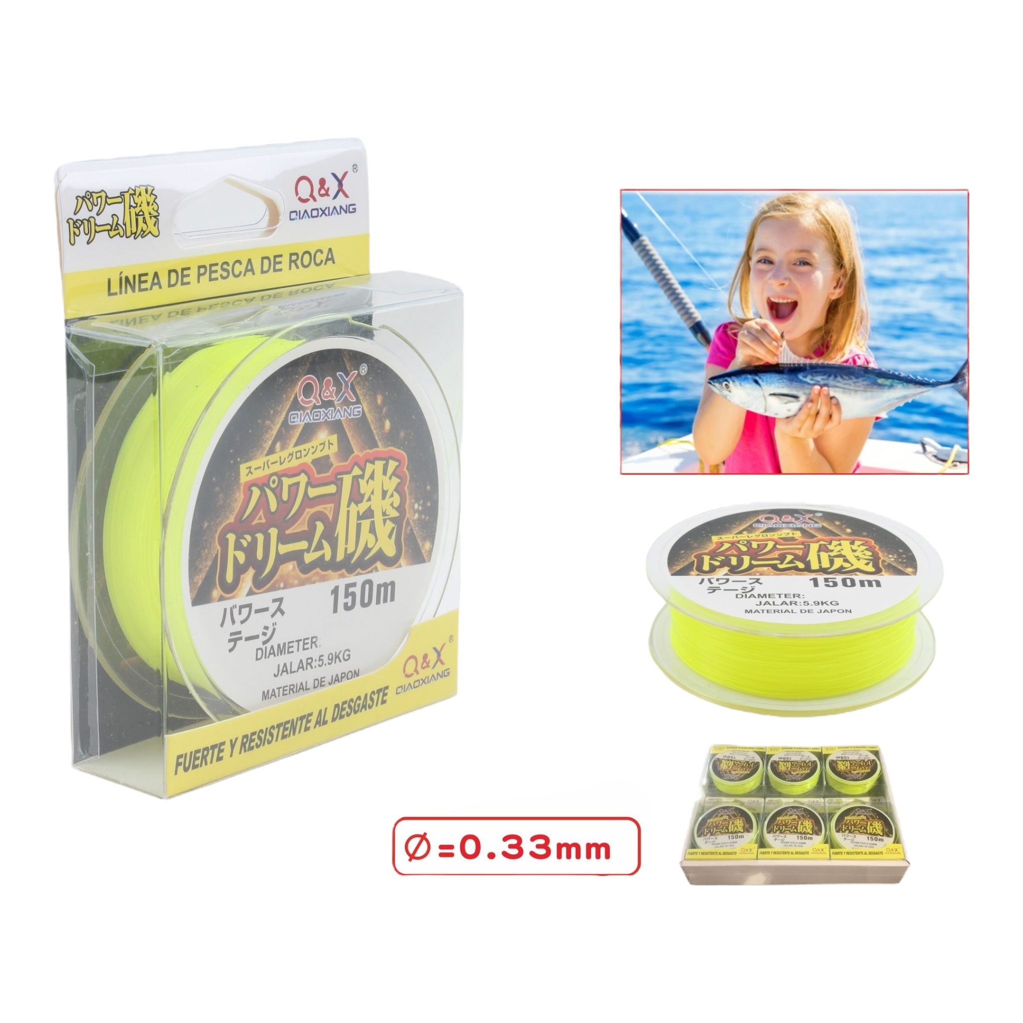 150M Línea Resistente al Desgaste 0.33 mm