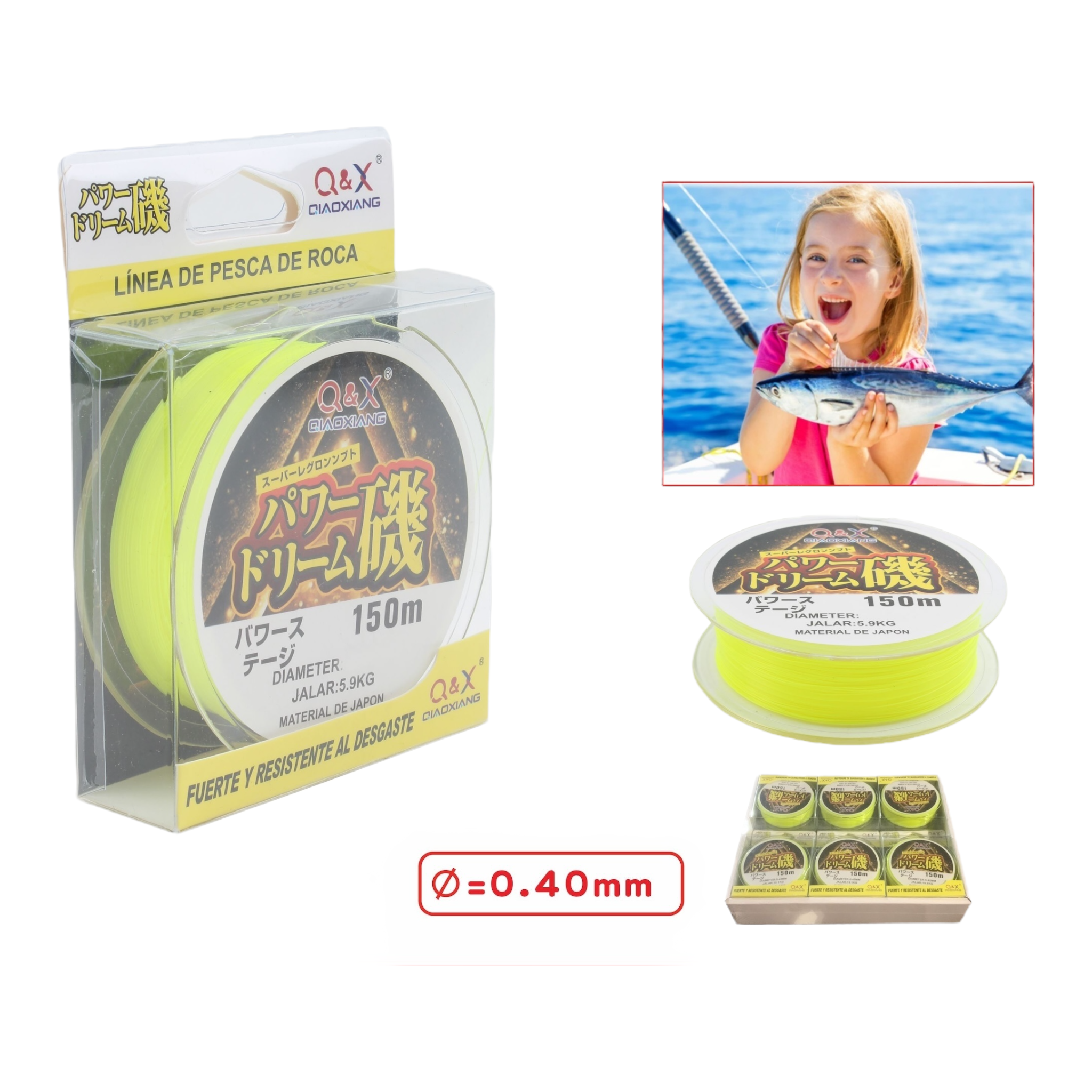 150M Línea Resistente al Desgaste 0.40 mm