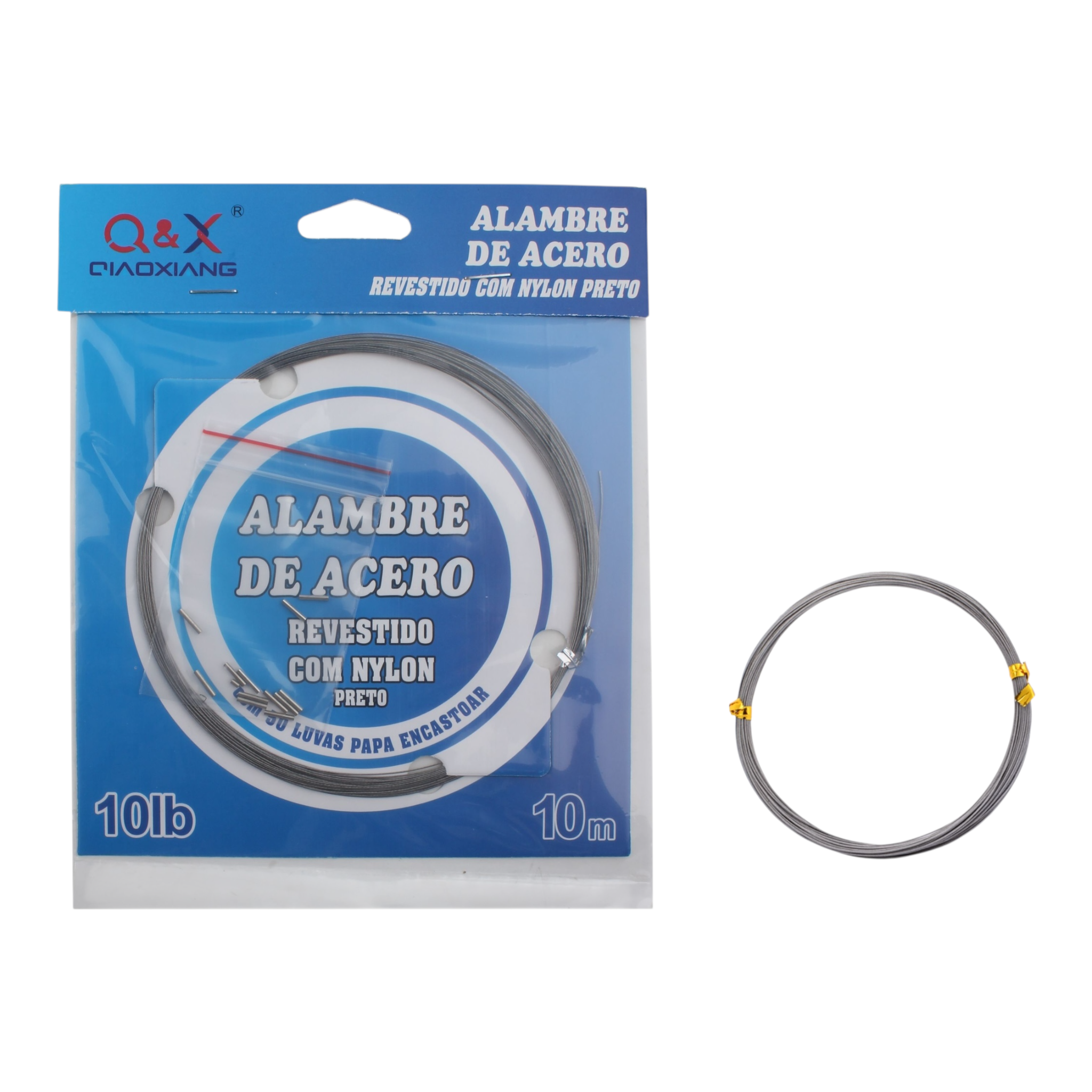 10M Cable de Acero para Pesca Marina 10LB