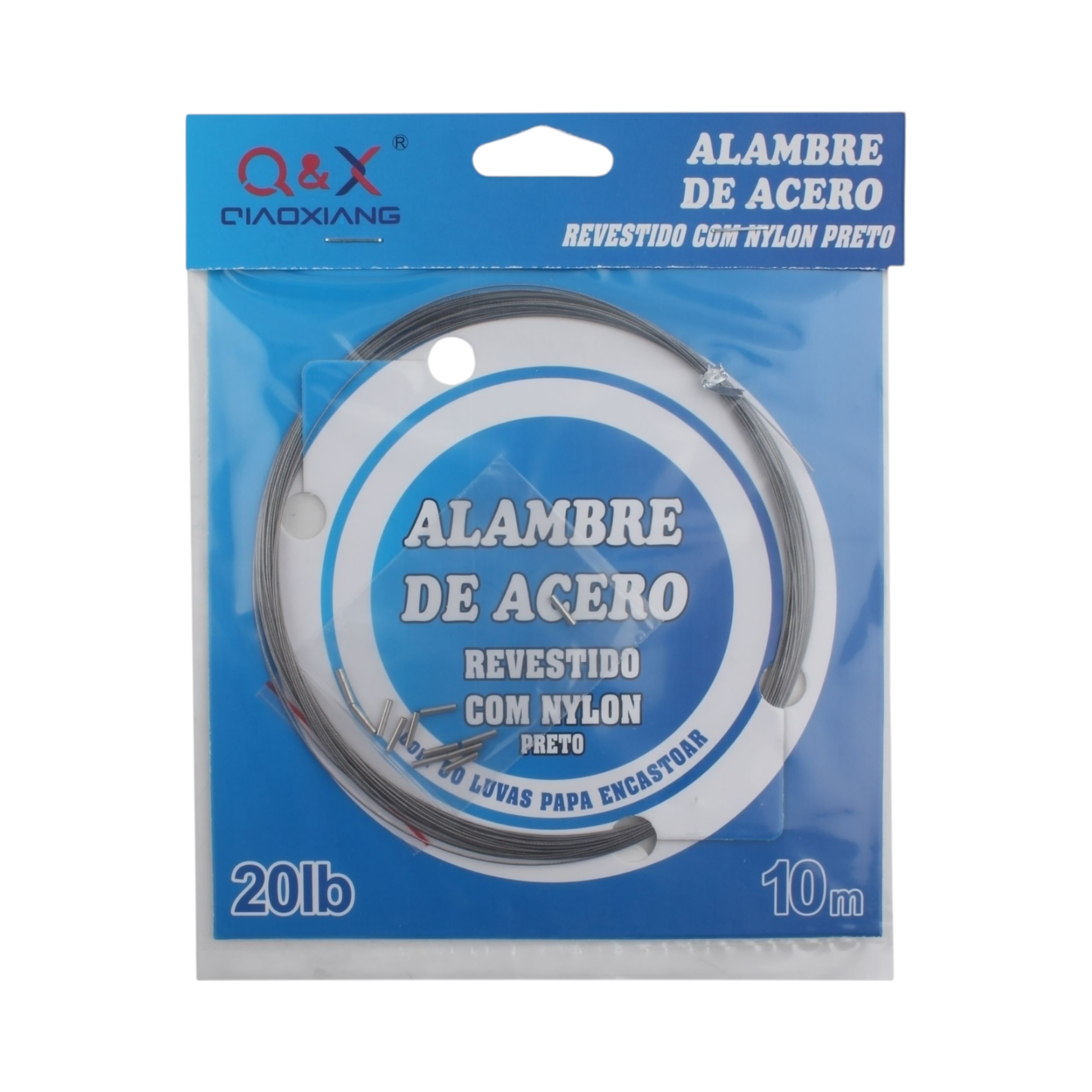 10M Cable de Acero para Pesca Marina 20LB