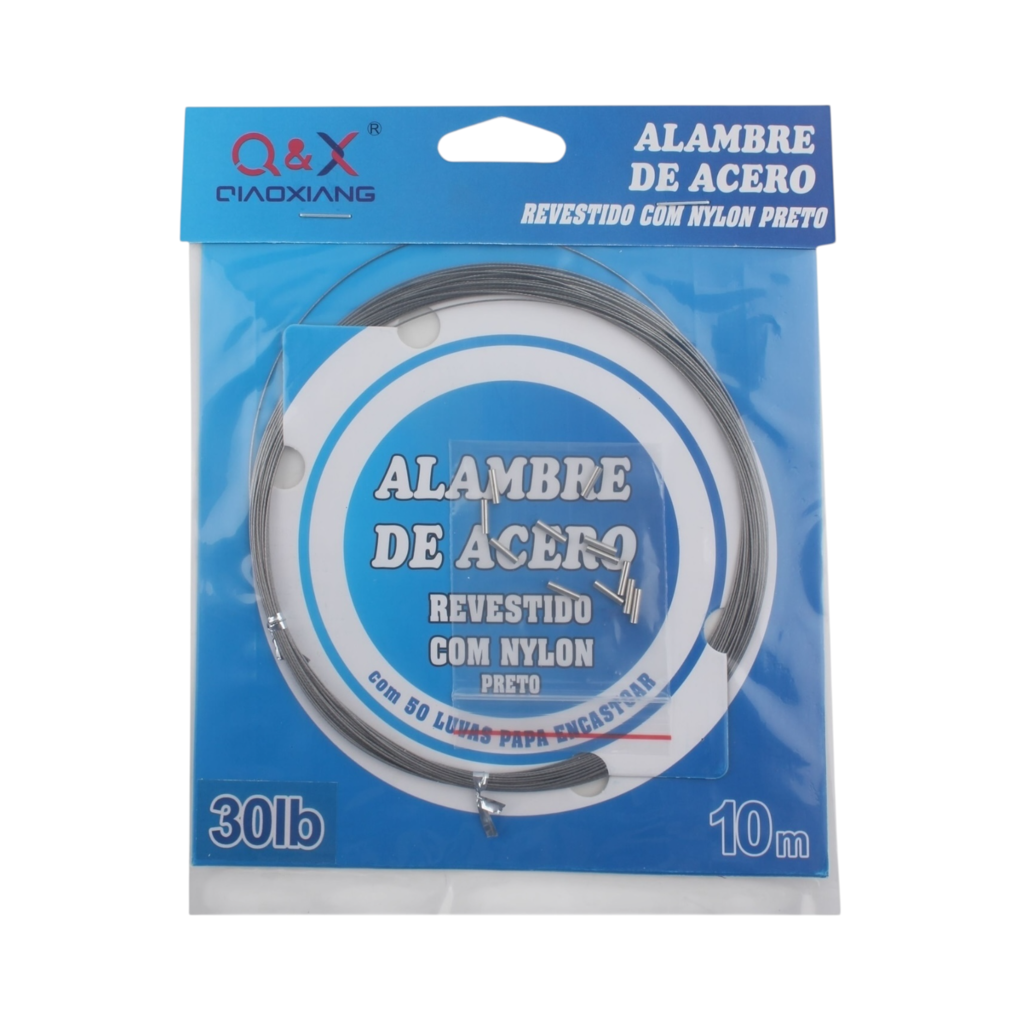 10M Cable de Acero para Pesca Marina 30LB