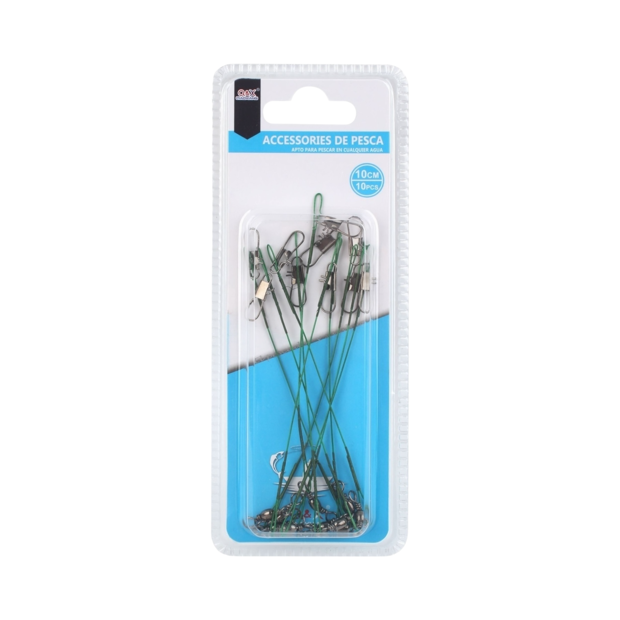 Alambre Verde para Pesca 10 cm (10 pcs)