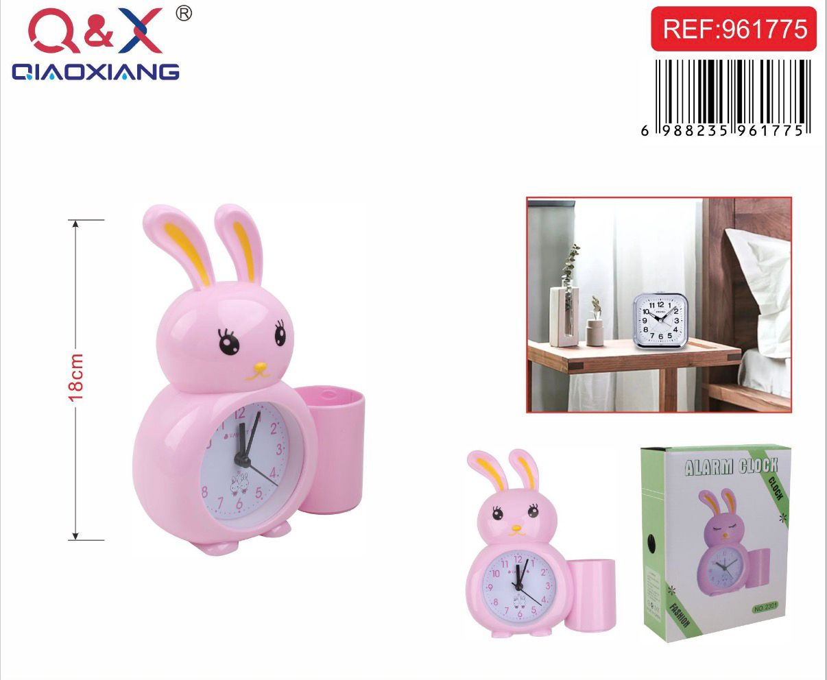 Reloj Despertador 18cm Modelo HA2301 Estilo Moderno