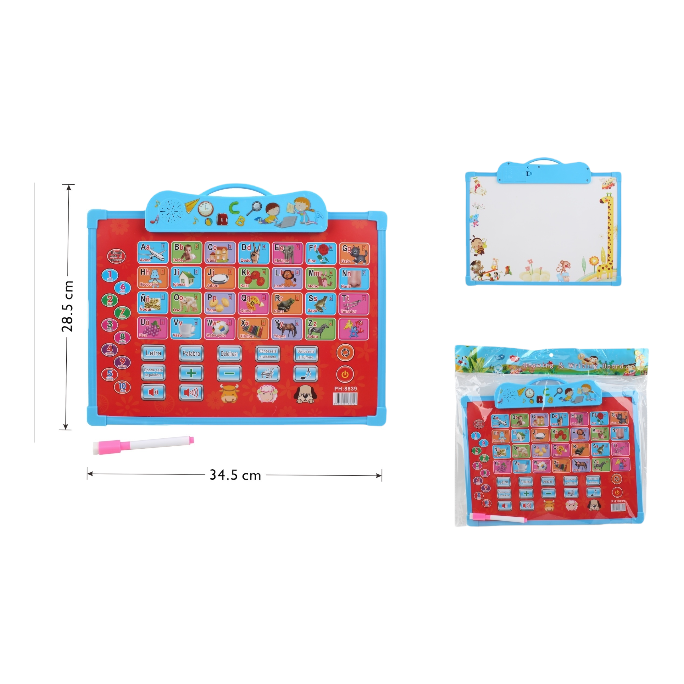 Pizarra de Dibujo de Aprendizaje Infantil – Práctica Creativa