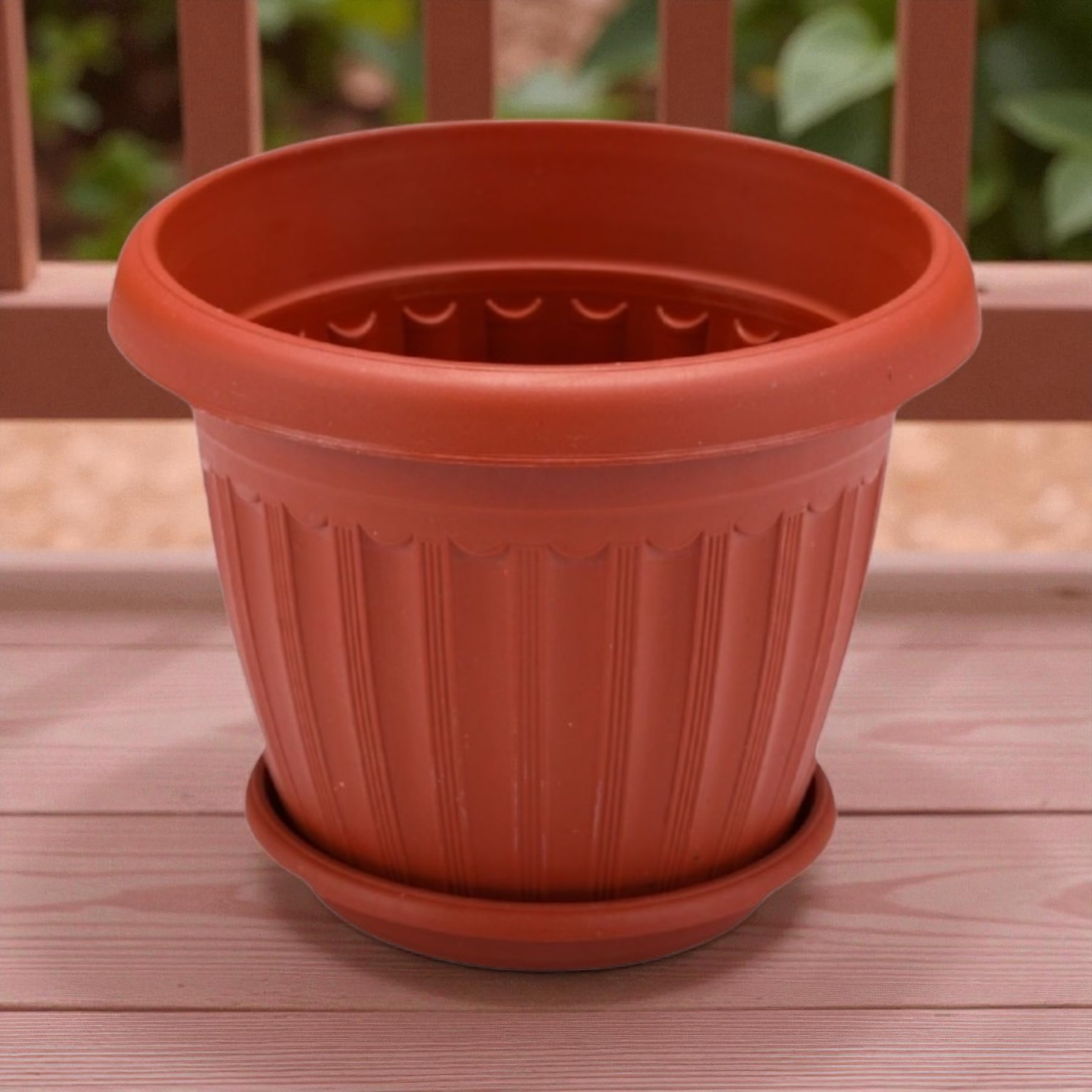 Macetero plástico LH2002 18.5×13.7 cm