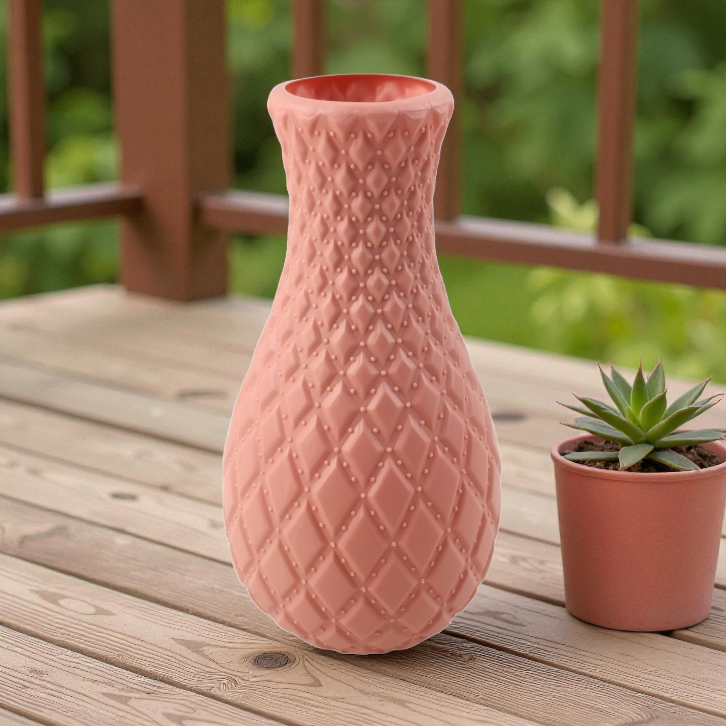 Florero JQ08 22×8 cm decoración para el hogar