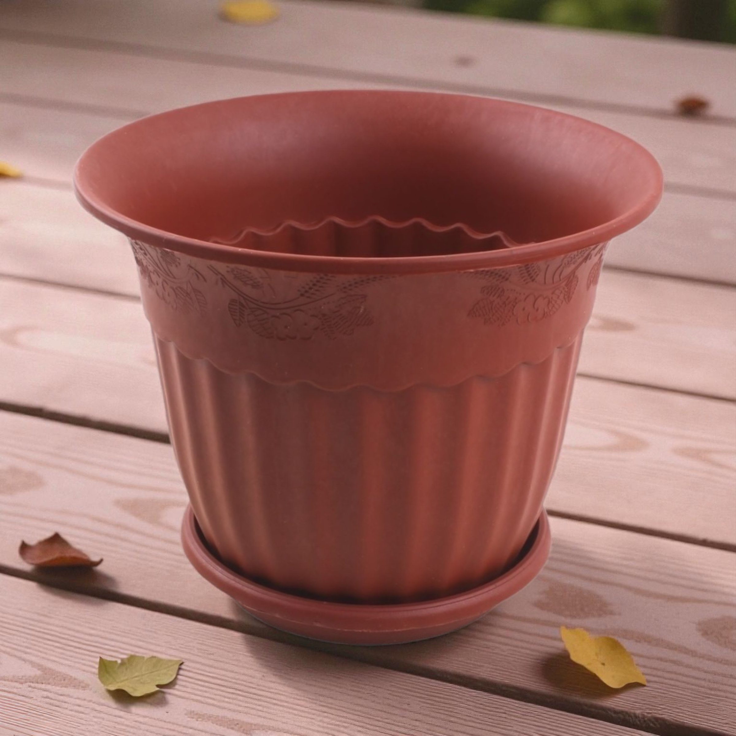 Macetero plástico HDJ-3003 27.5×21.3 cm