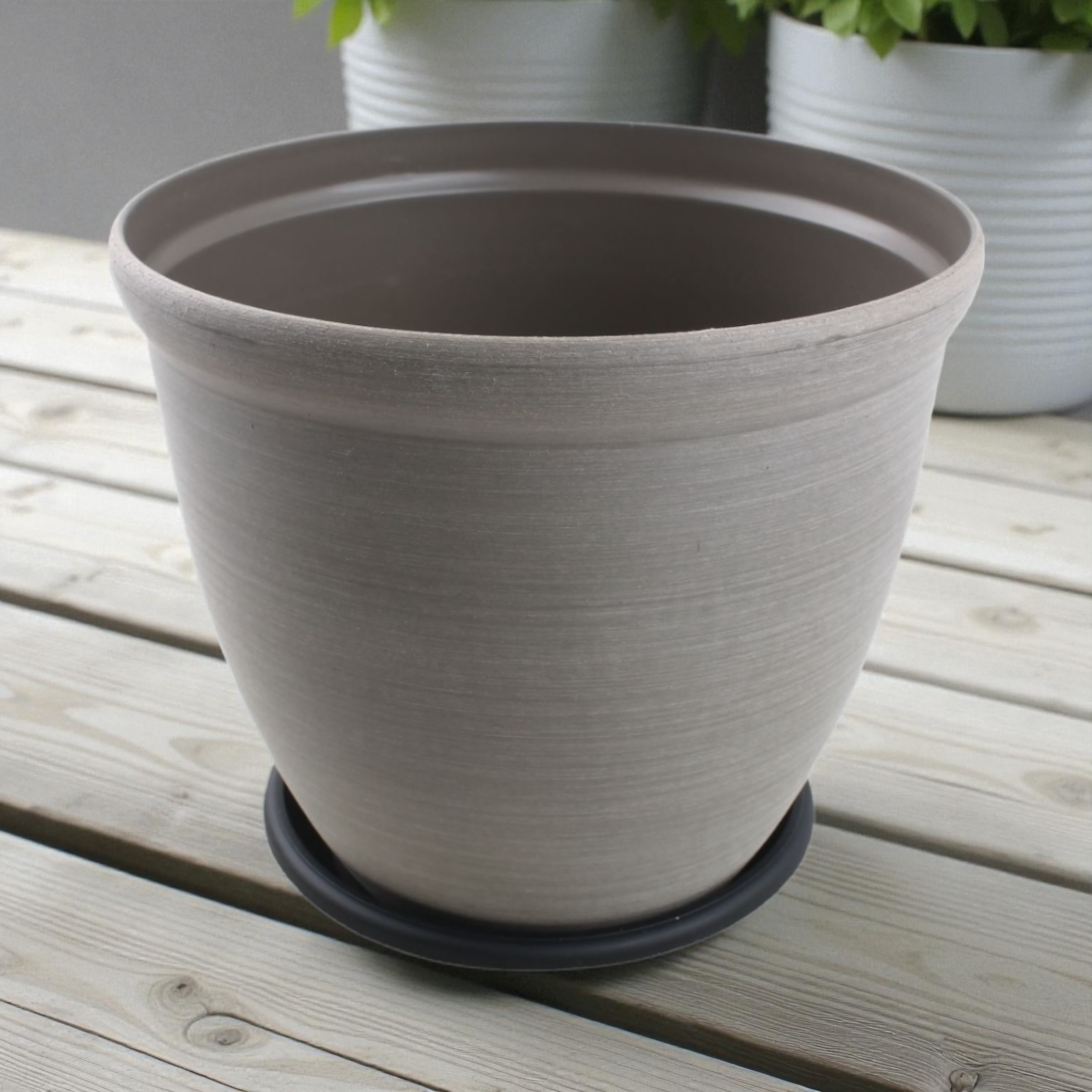 Macetero plástico 6111LS 29.8×25 cm