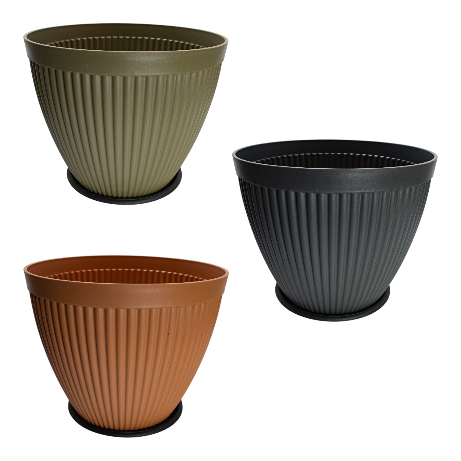 Macetero plástico TW-280C 28×23.5 cm