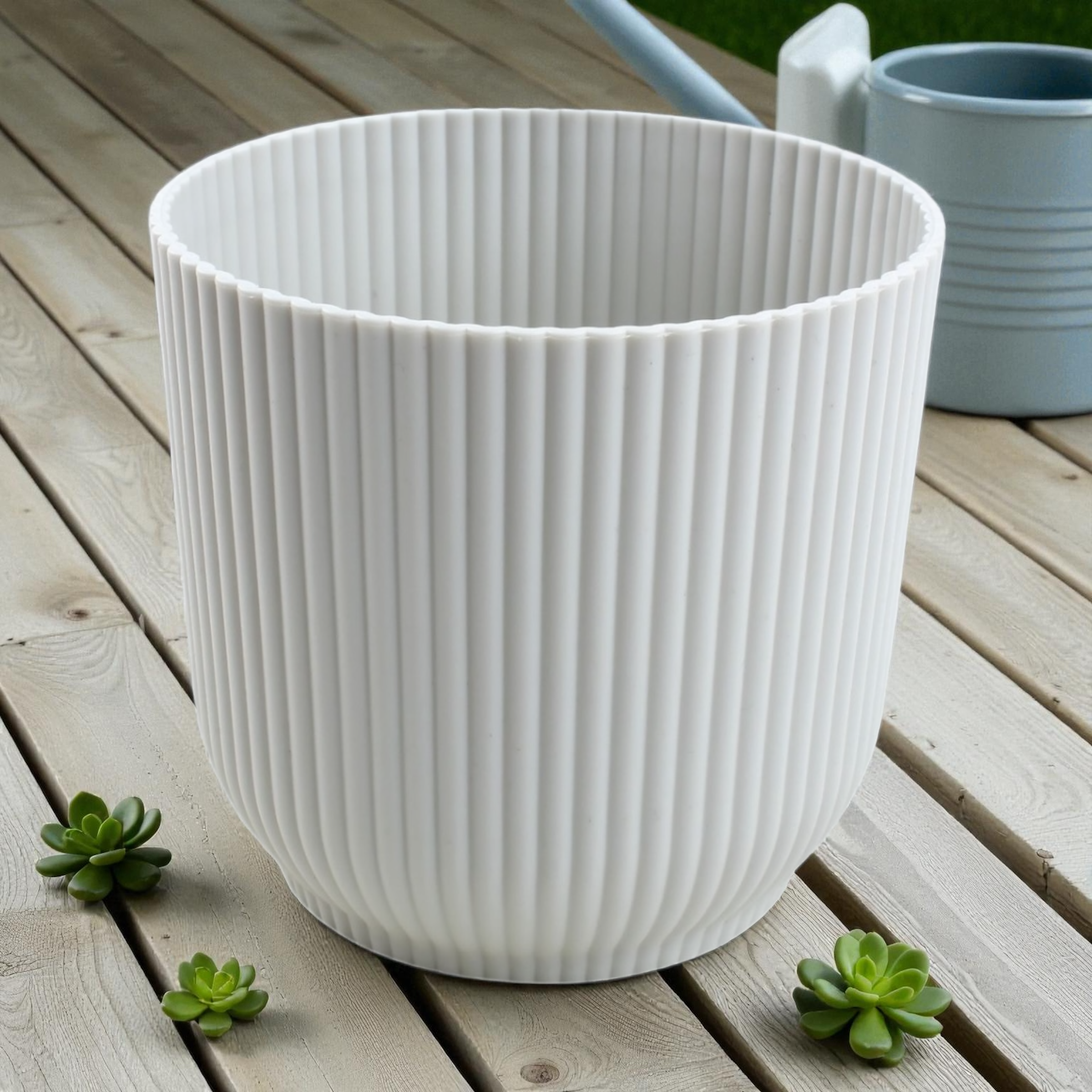 Macetero plástico TW-3C 18×16.5 cm