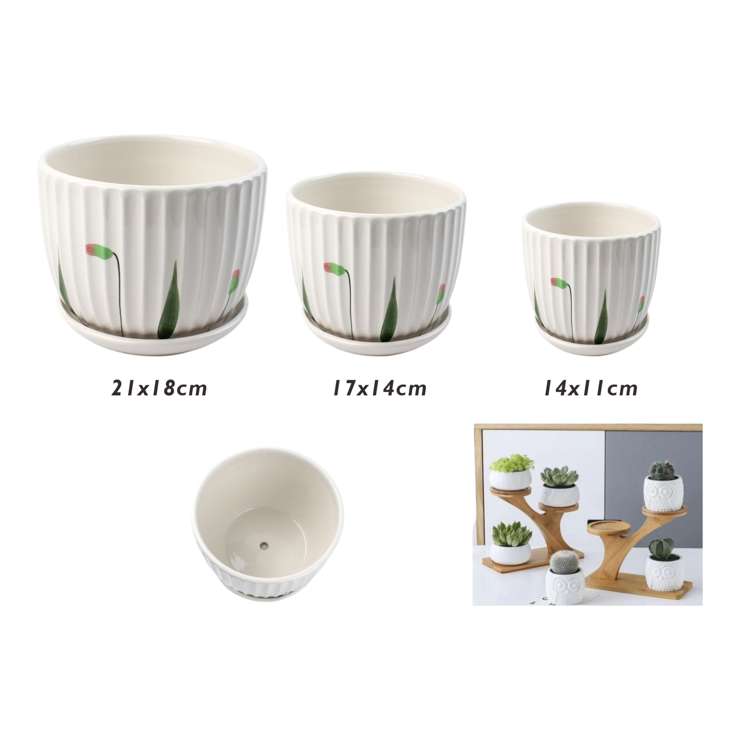 Macetero cerámico TX63002