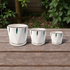 Macetero cerámico TX6700034 set decorativo para el hogar