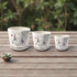 Macetero cerámico TX67321 set decorativo para el hogar