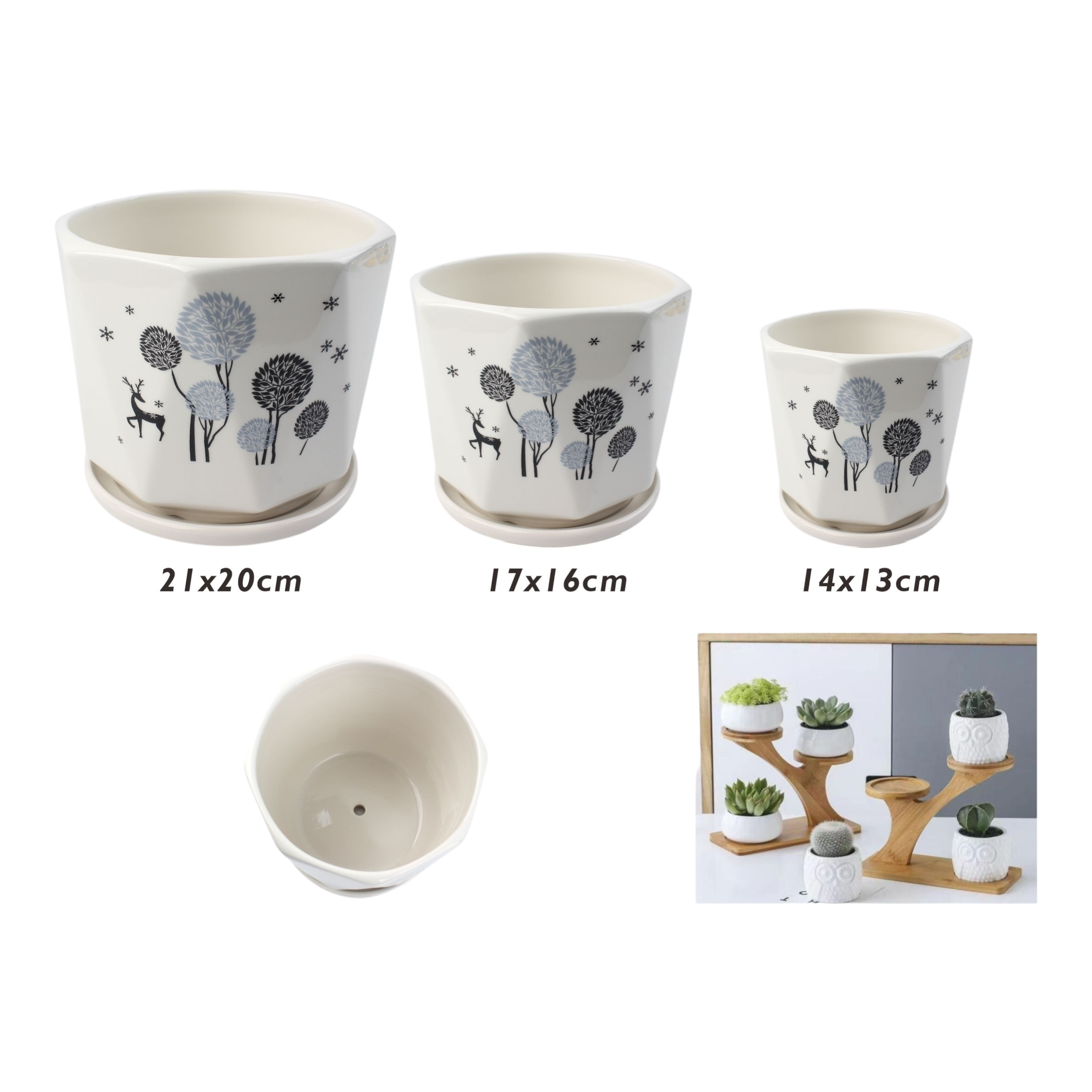 Macetero cerámico TX67351