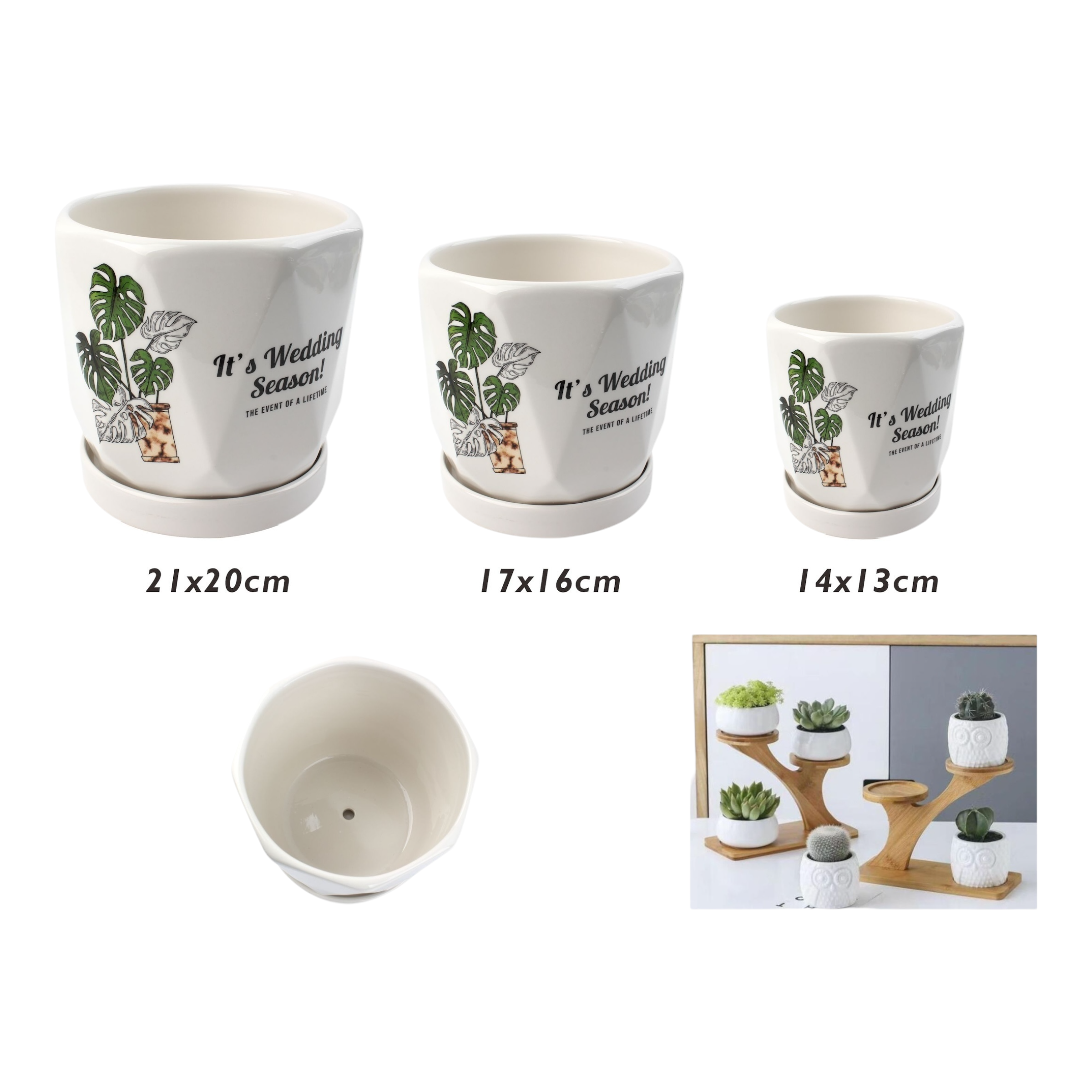 Macetero cerámico TX70040A9456