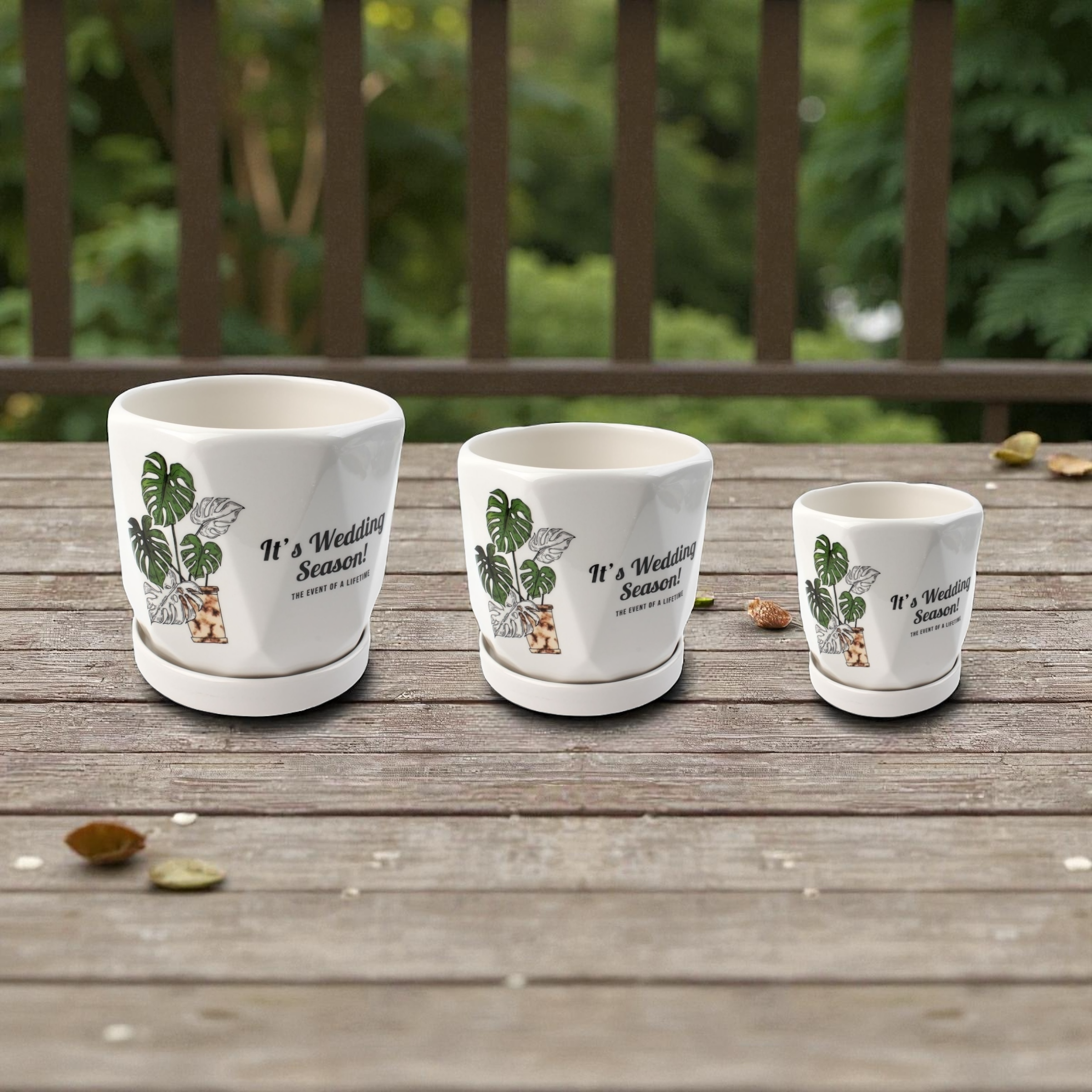 Macetero cerámico TX70040A9456 set decorativo para el hogar