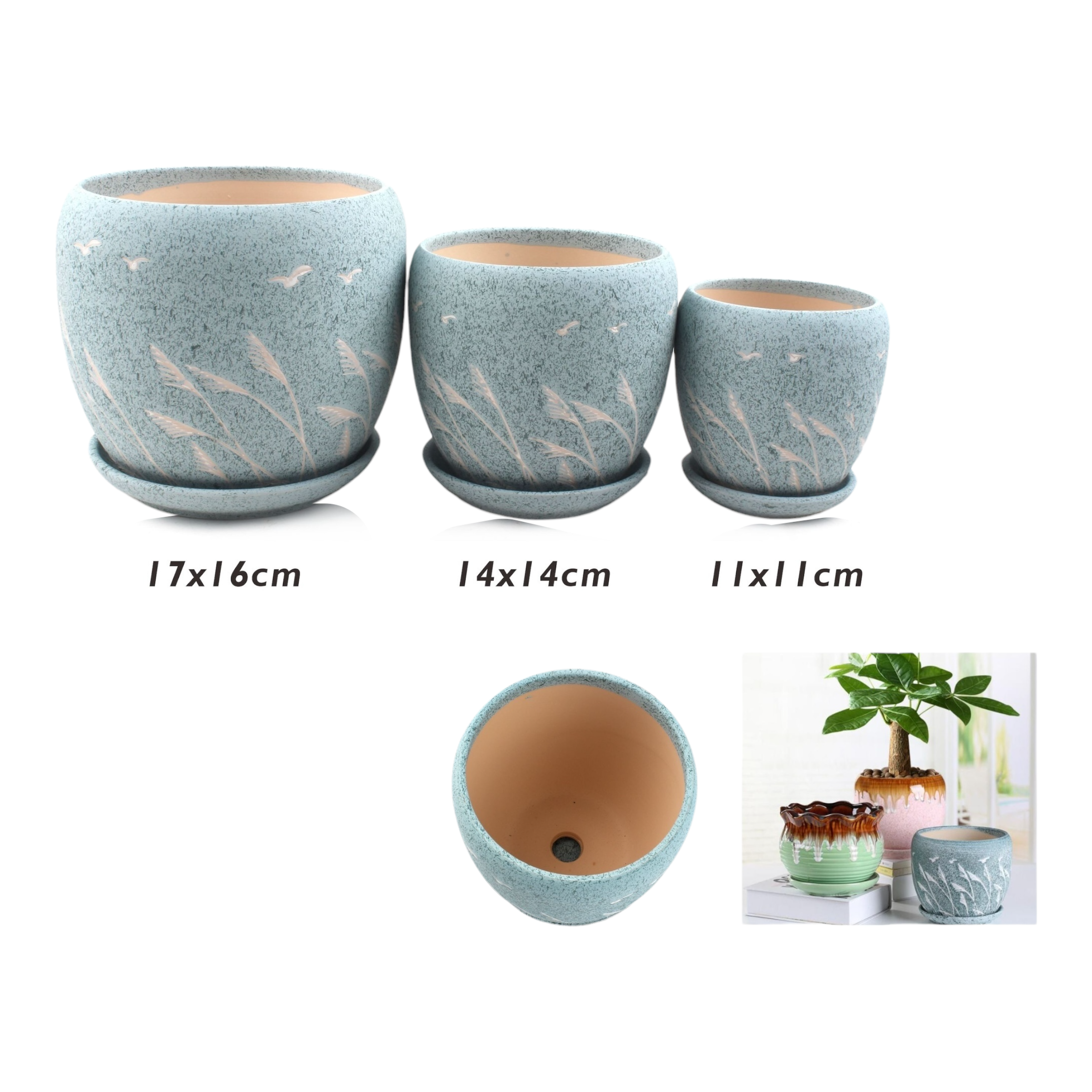 Macetero cerámico SM6J2B