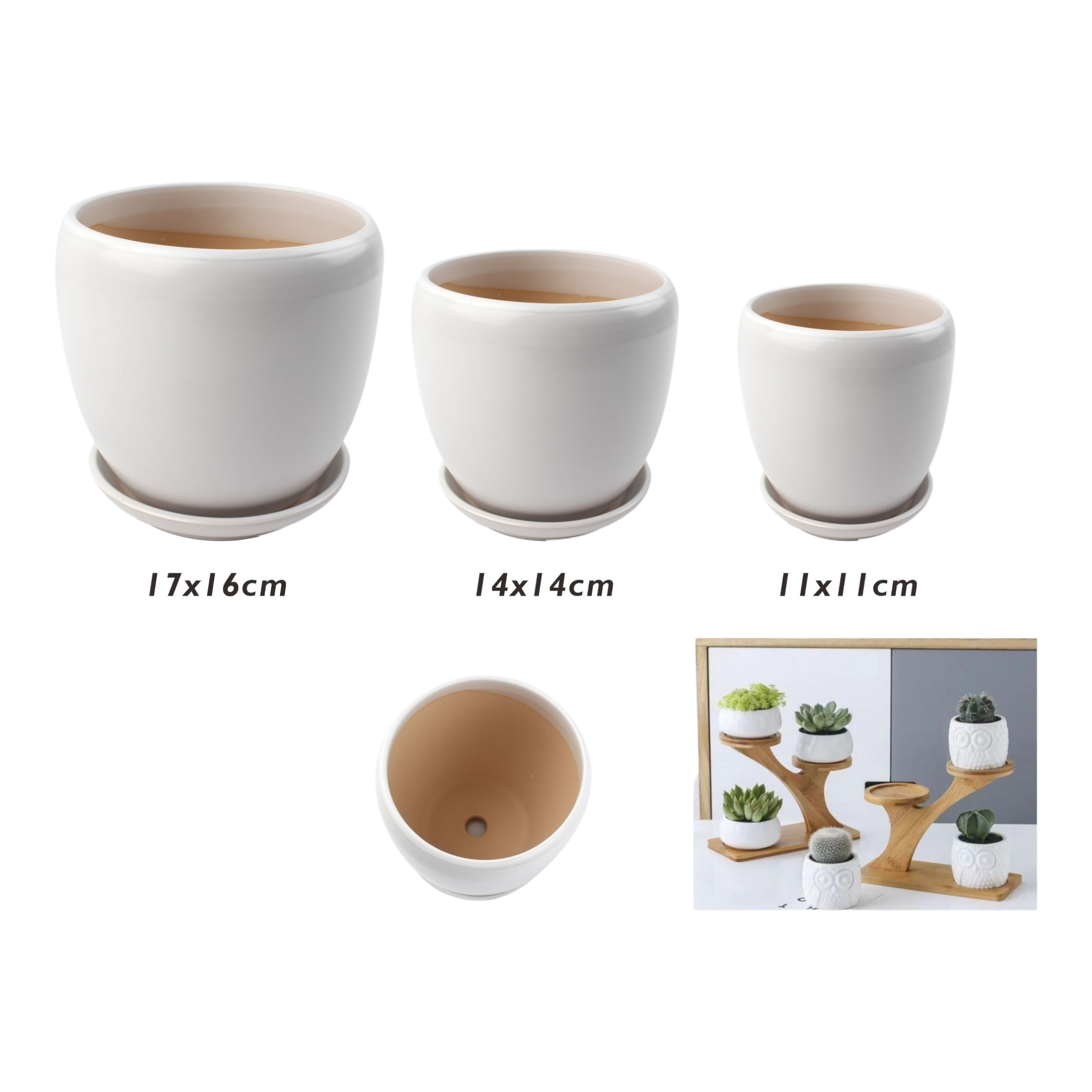 Macetero cerámico SM6D1