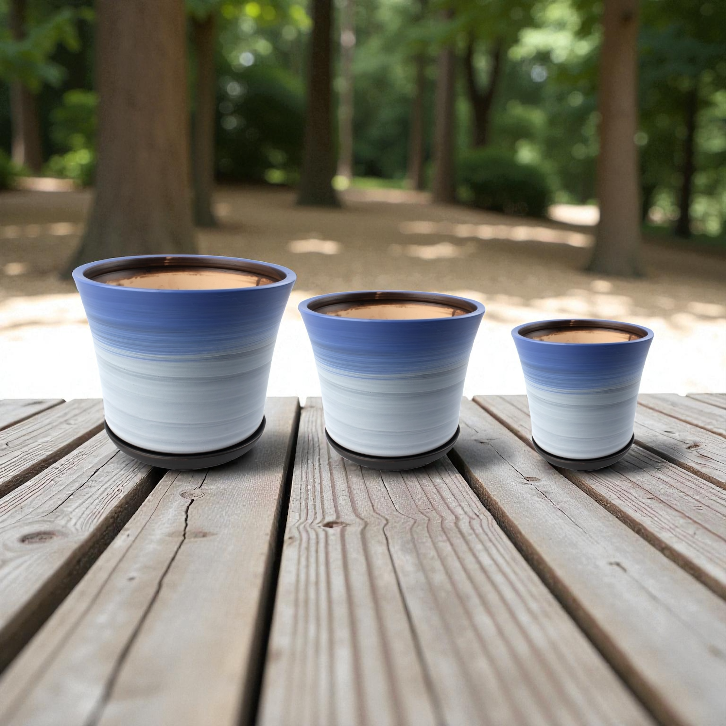 Macetero cerámico SM8A5 set decorativo para el hogar