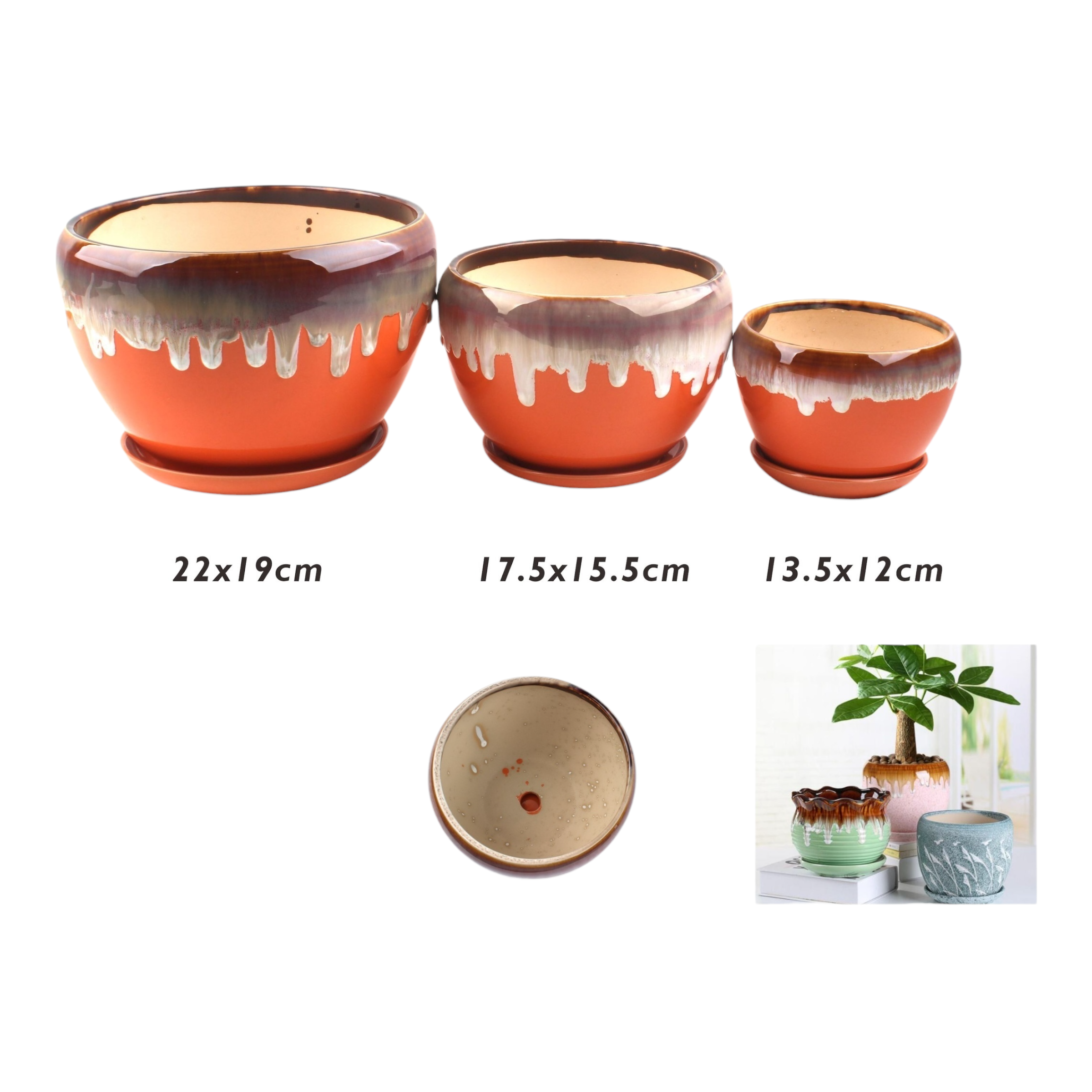 Macetero cerámico SM9-1J