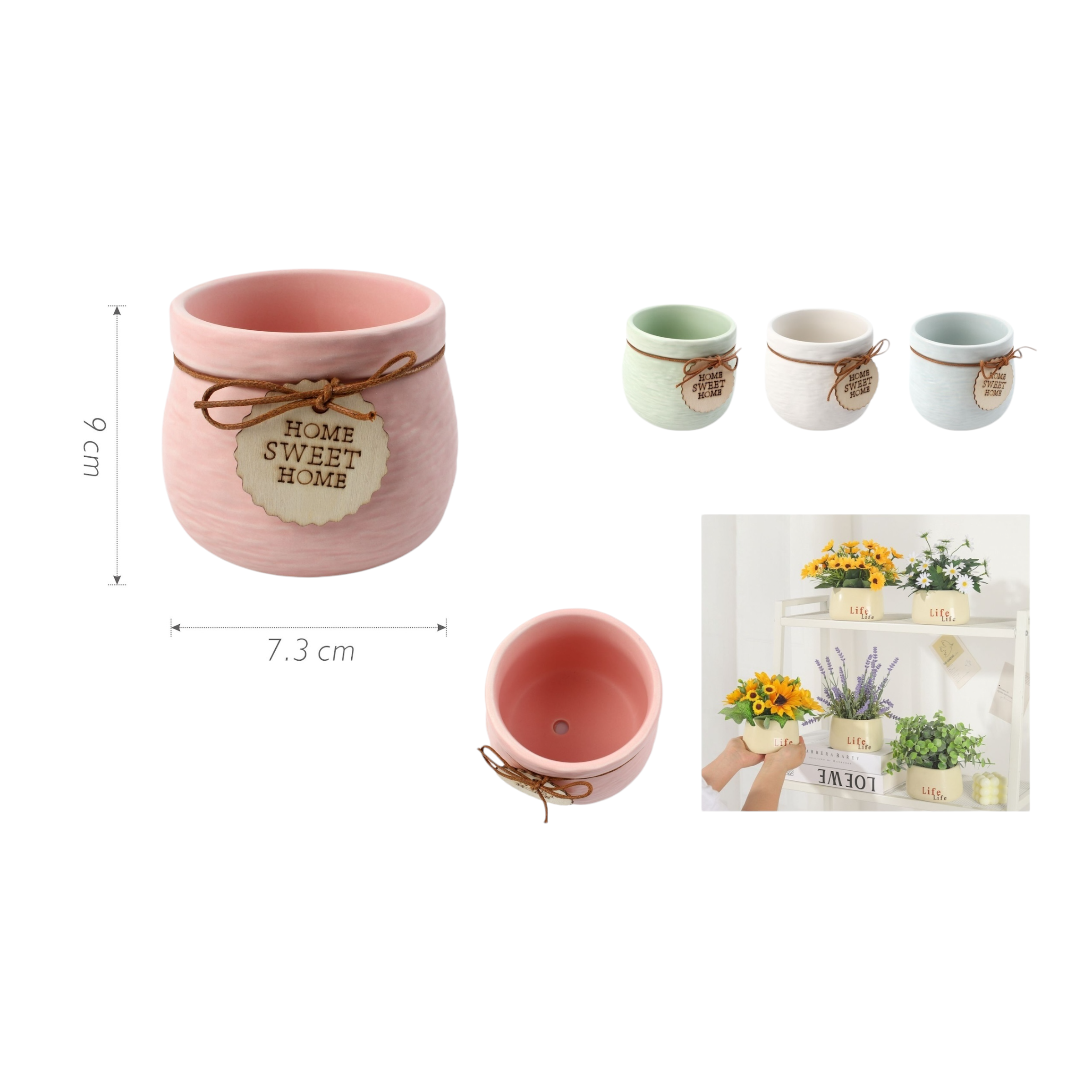 Macetero cerámico DS1016-2