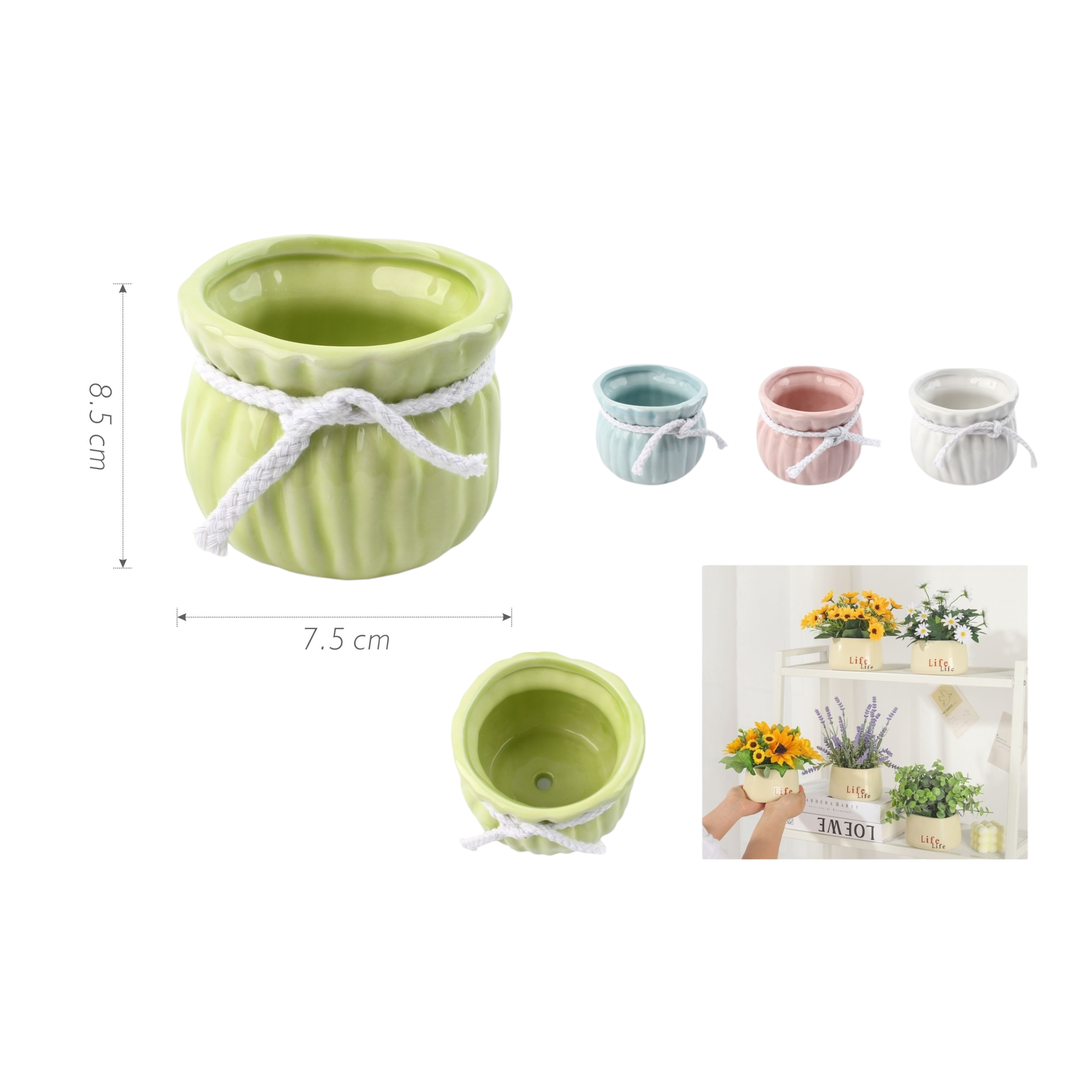 Macetero cerámico DS1008