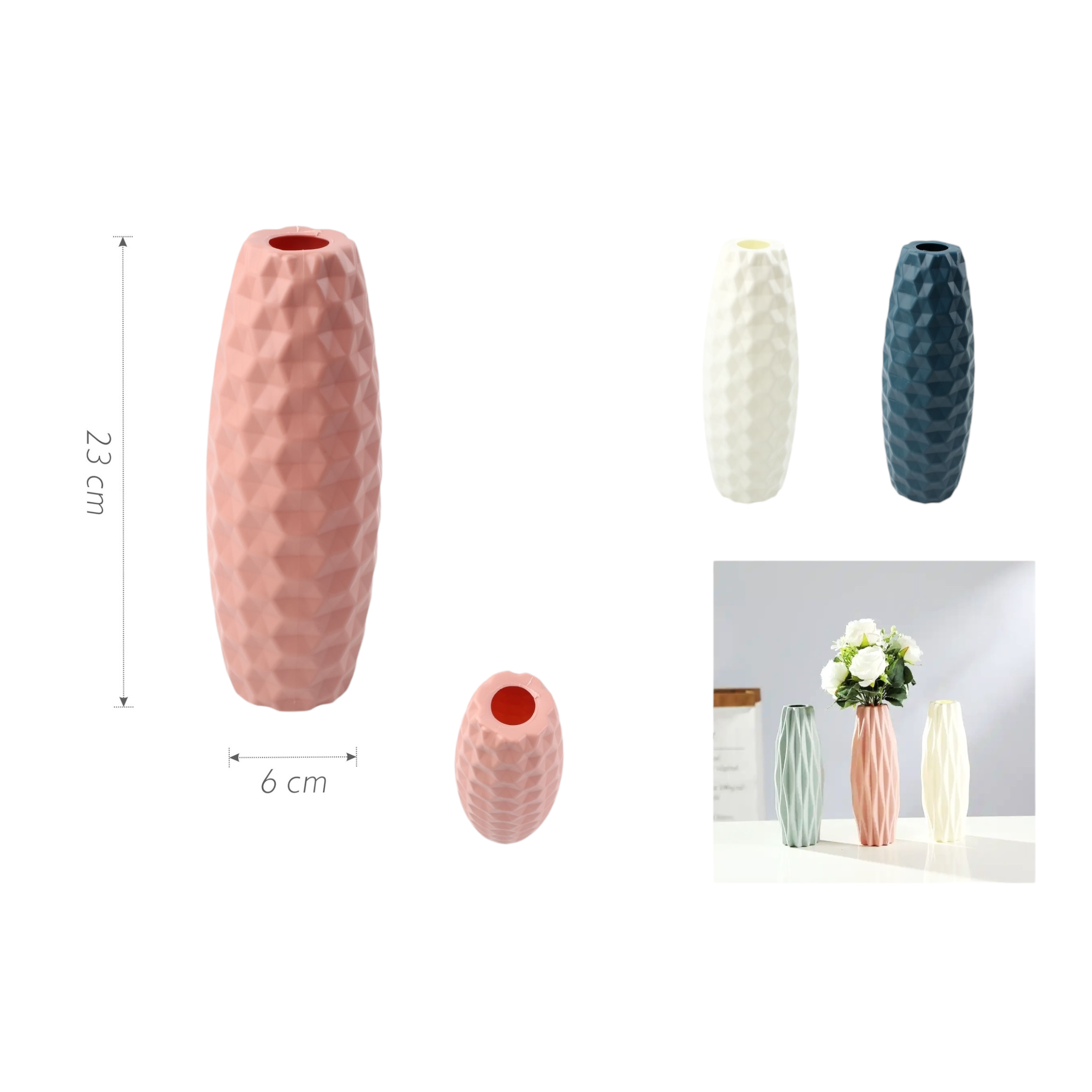 Florero JH3 23×6 cm