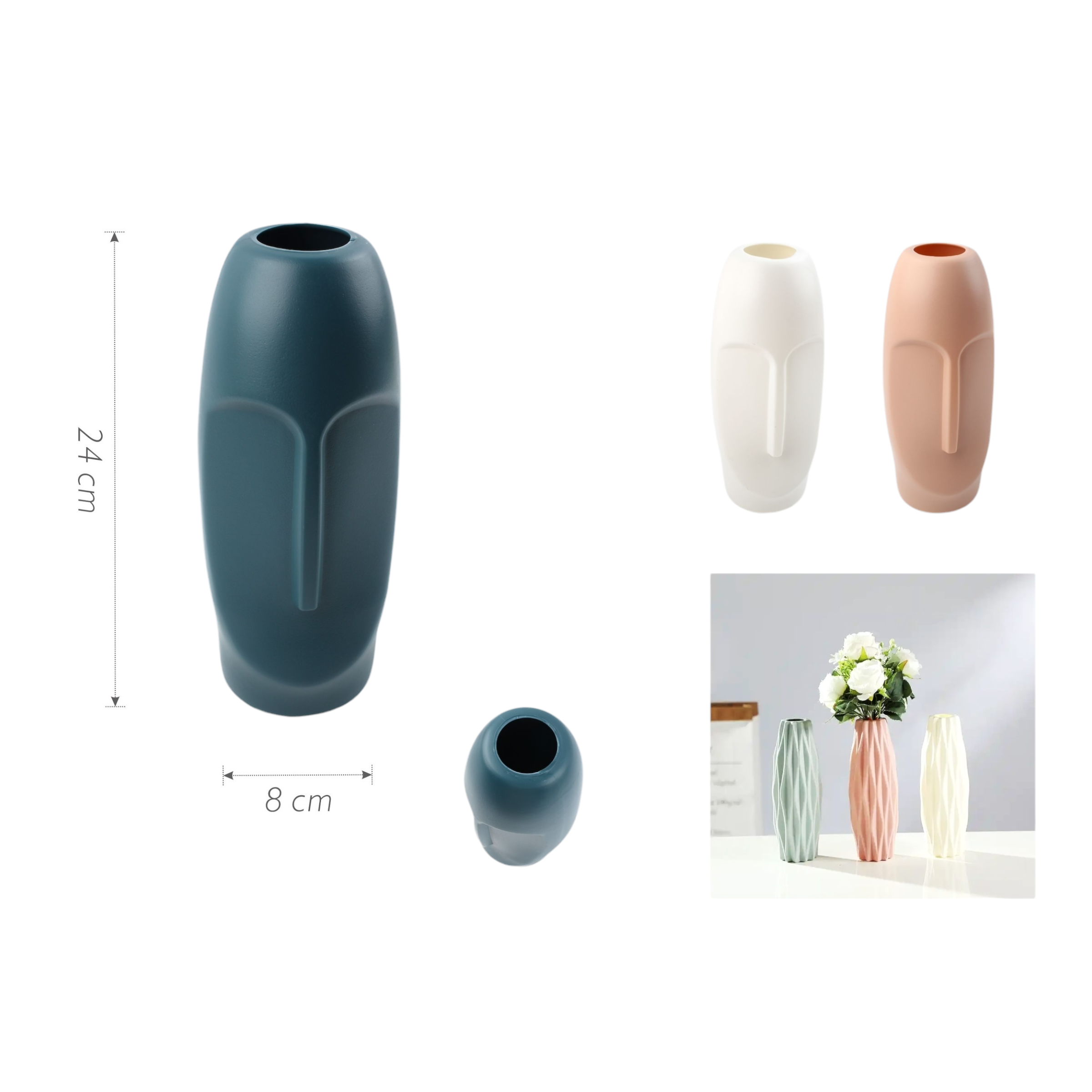 Florero JH7 24×8 cm