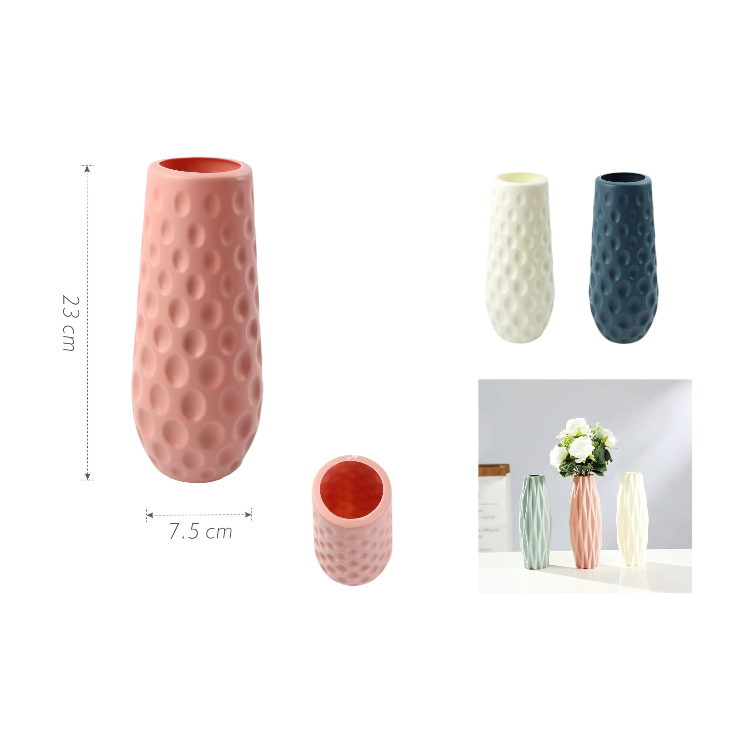 Florero JH10 23×7.5 cm