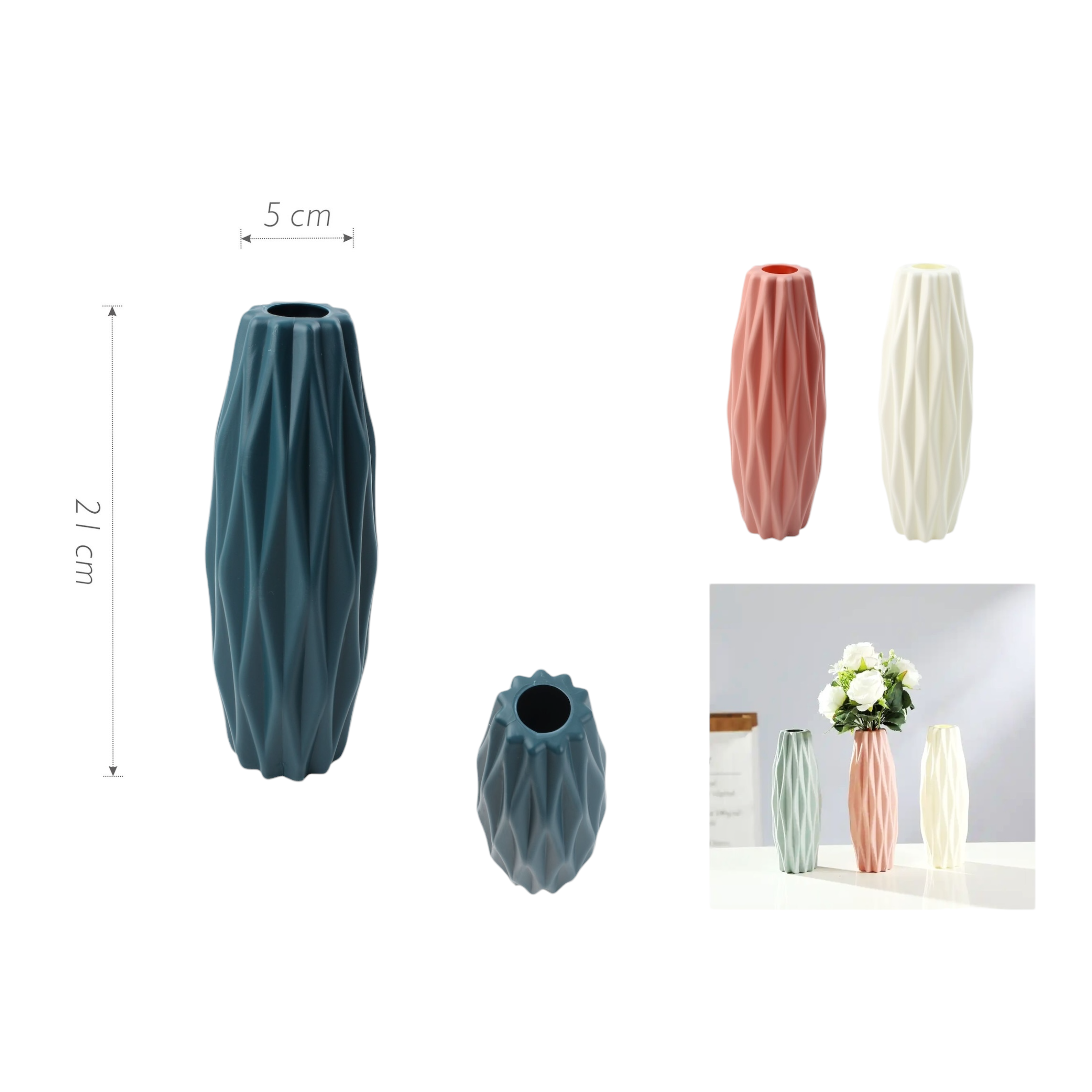 Florero JH14 21×5 cm