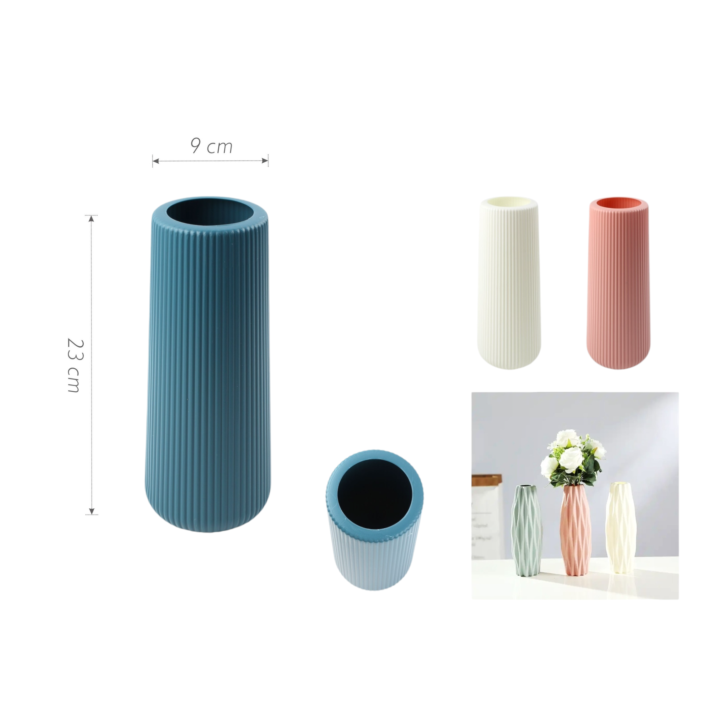 Florero JH17 23×9 cm